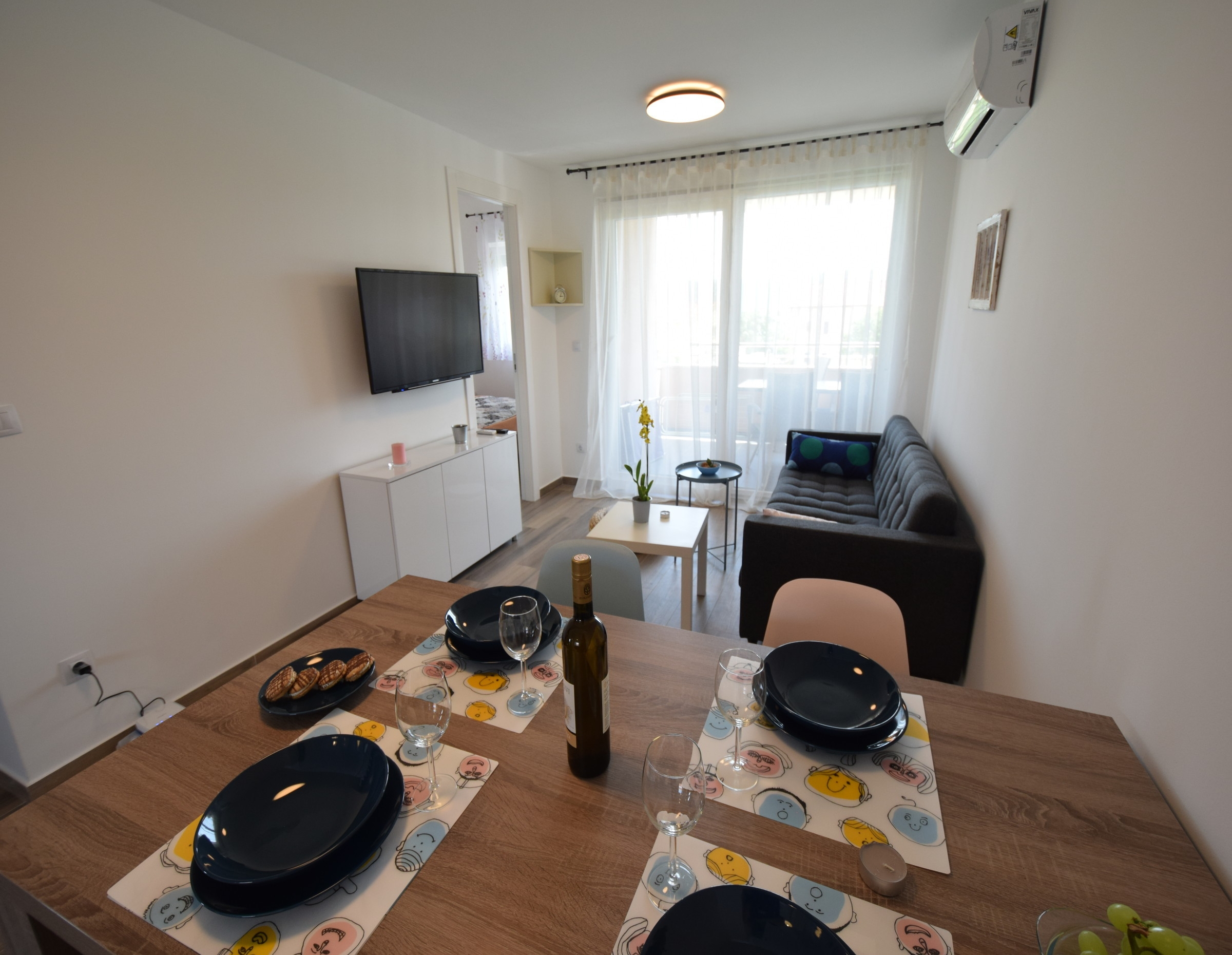 Two bedroom apartment with terrace Čižići, Krk  A-b