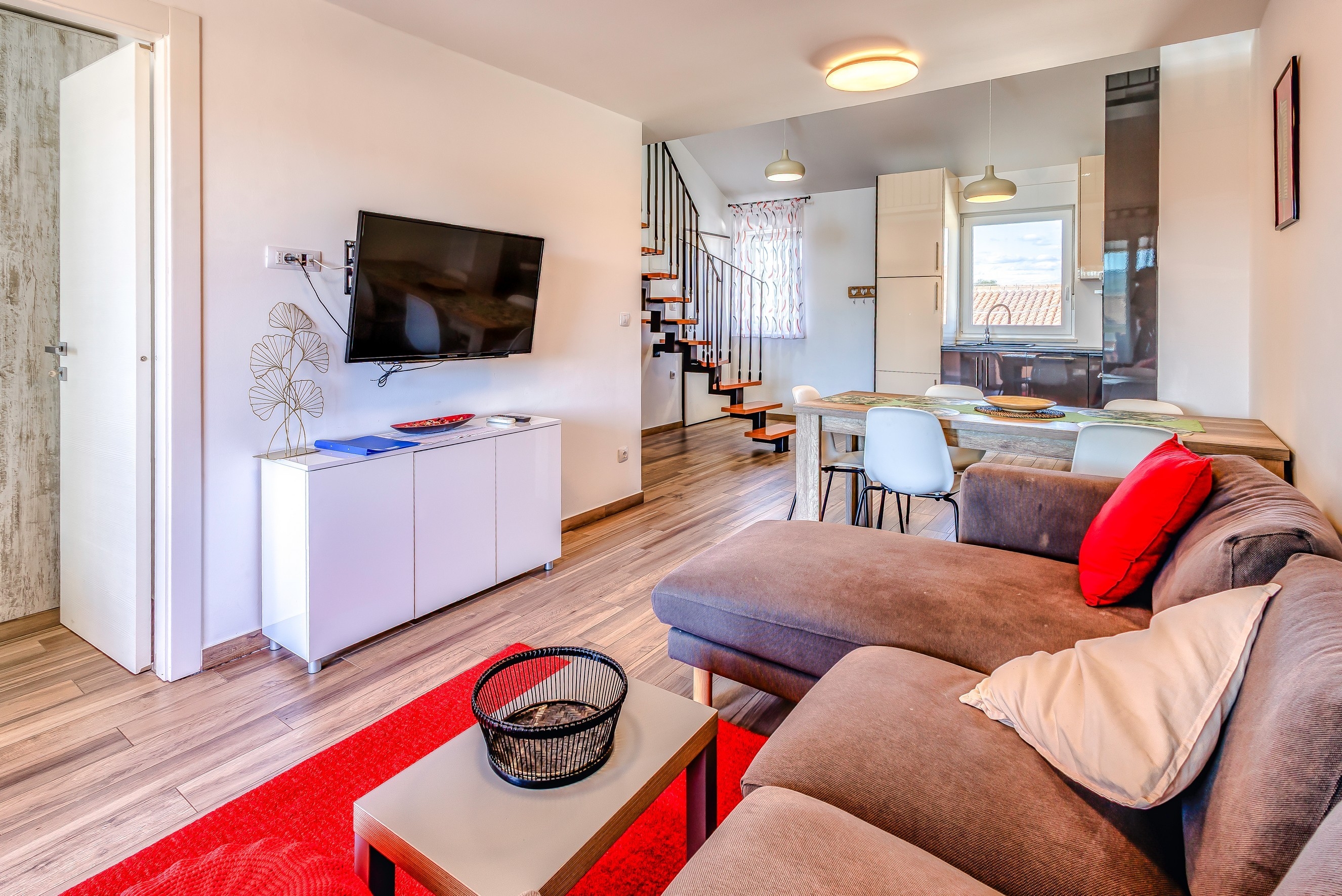 Two bedroom apartment with terrace Čižići, Krk (A-19405-e)