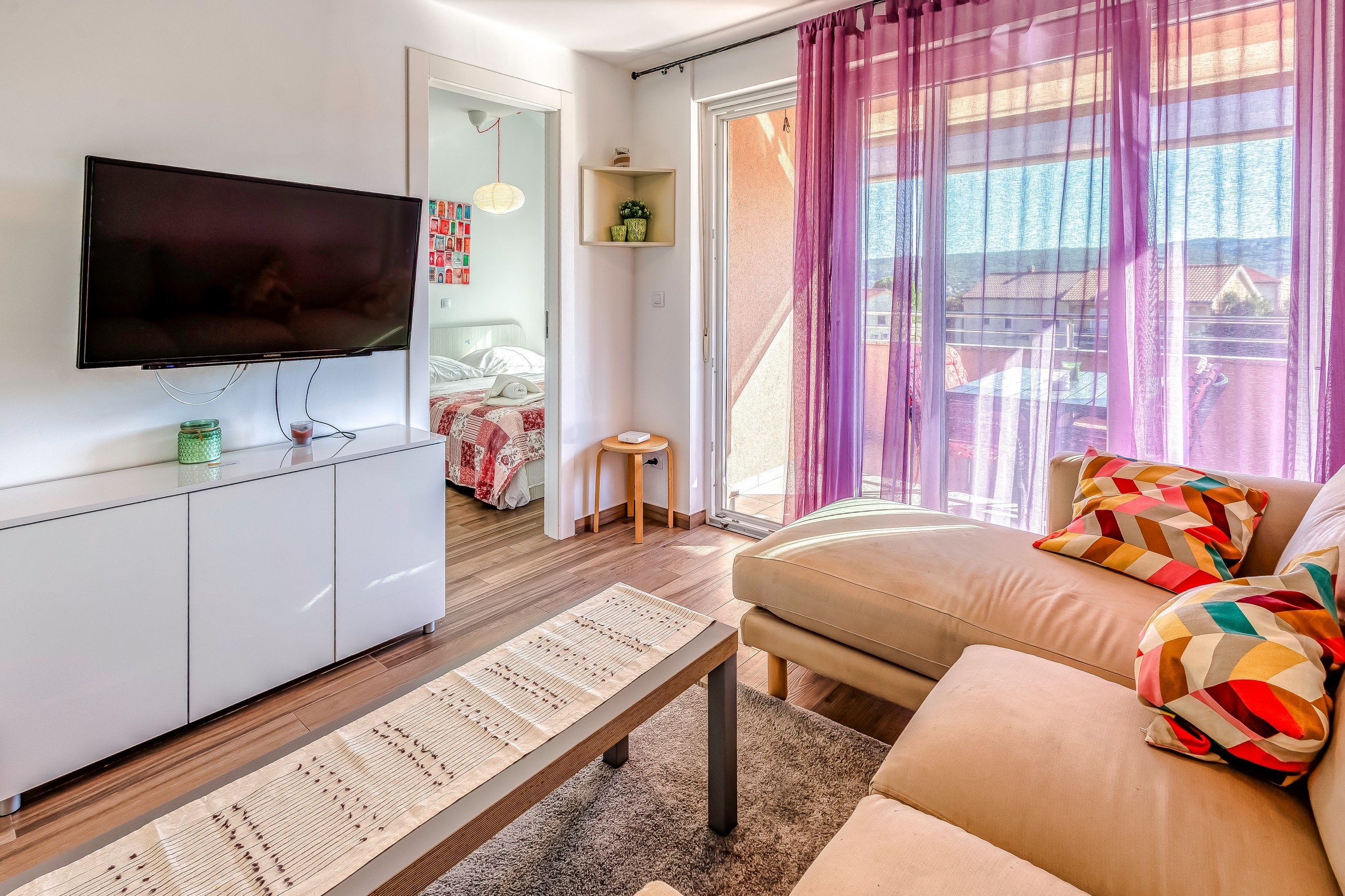 Two bedroom apartment with terrace Čižići, Krk (A-19405-f)