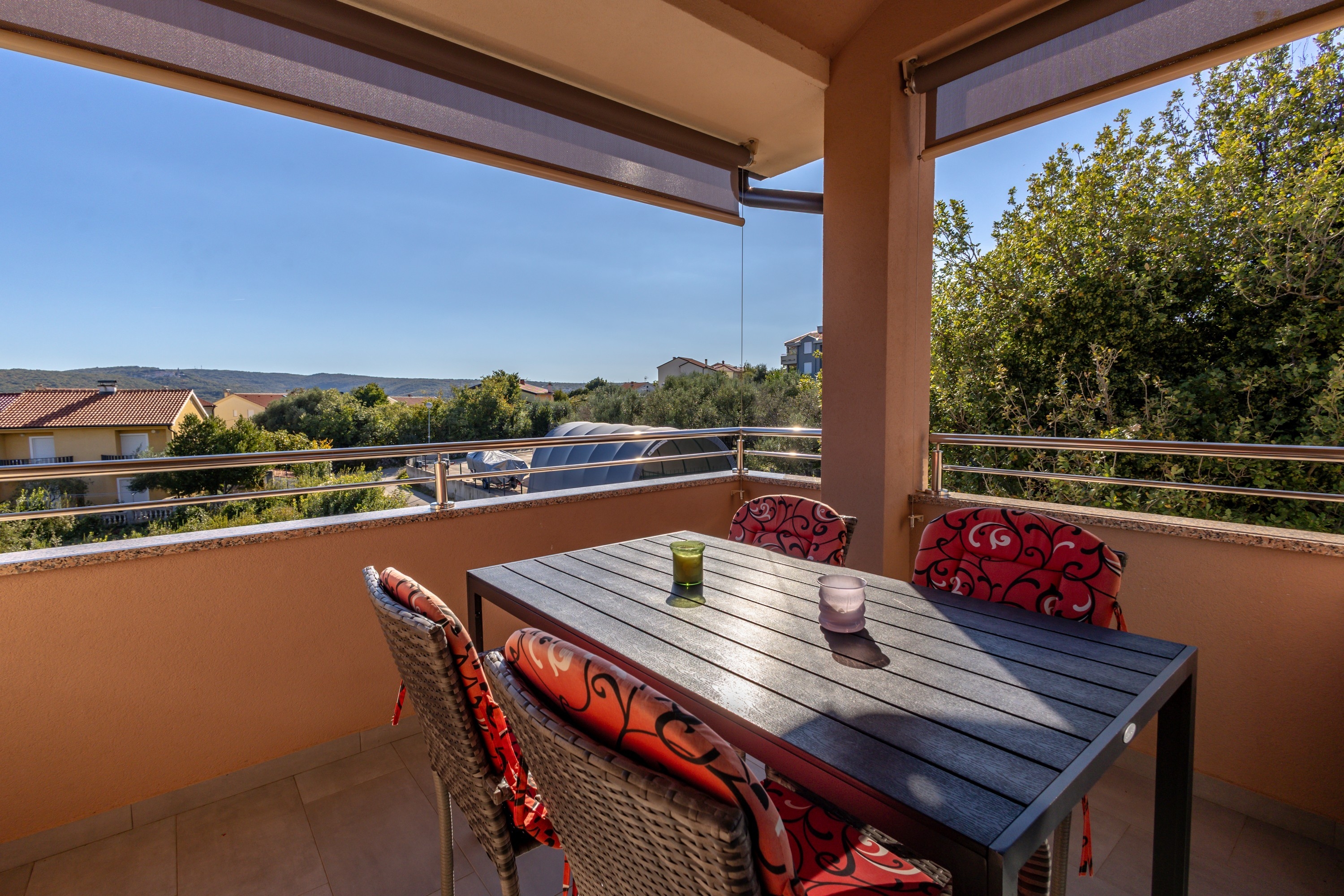 Two bedroom apartment with terrace Čižići, Krk (A-19405-f)