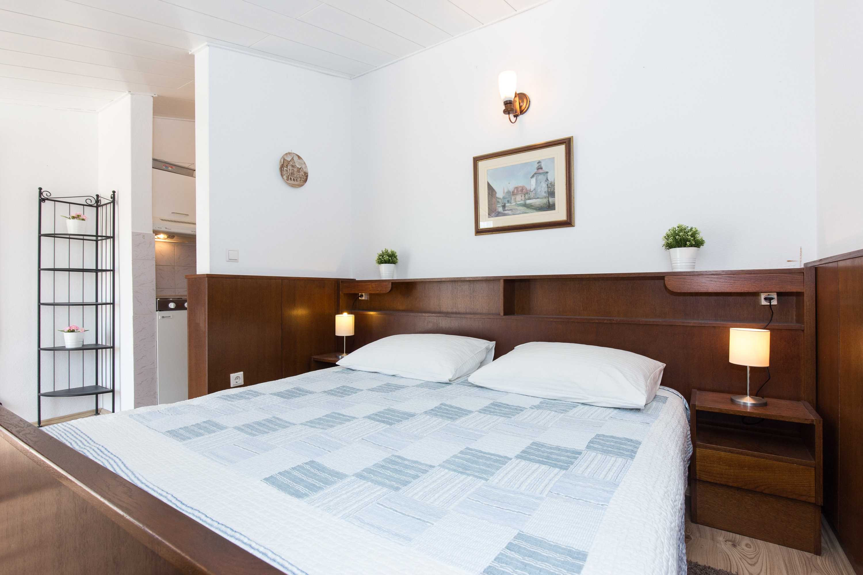 Studio flat with balcony Malinska, Krk (AS-19408-b)