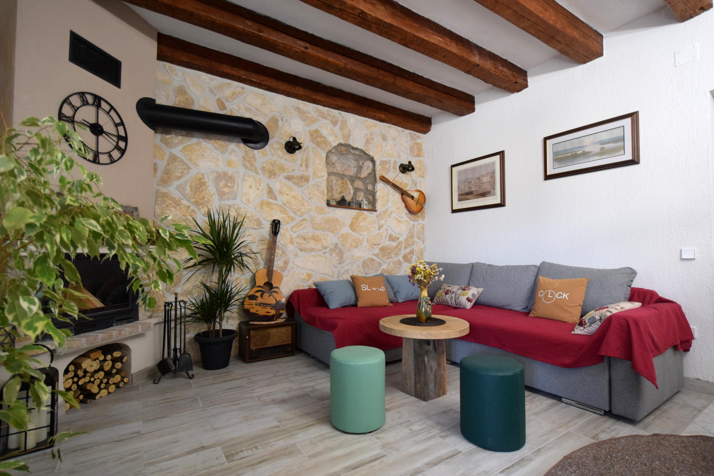 Two bedroom apartment with terrace Čižići, Krk (A-19412-a)