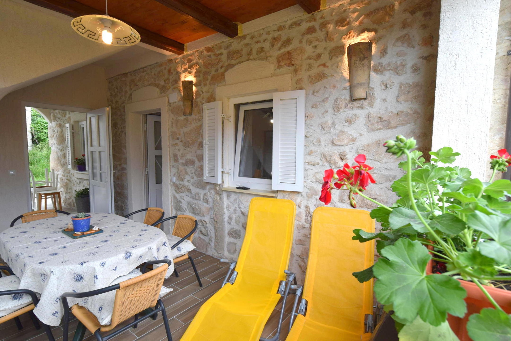 Two bedroom apartment with terrace Čižići, Krk  A-a