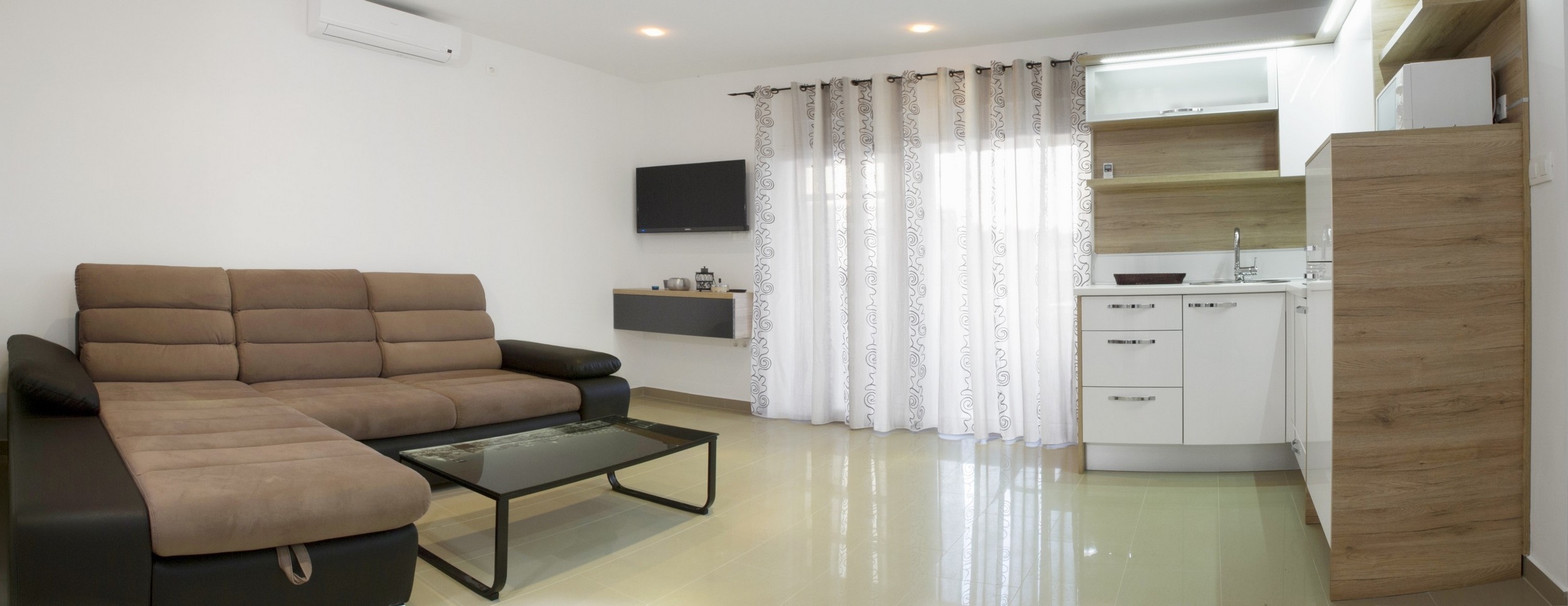 One bedroom apartment near beach Vir (A-19419-c)