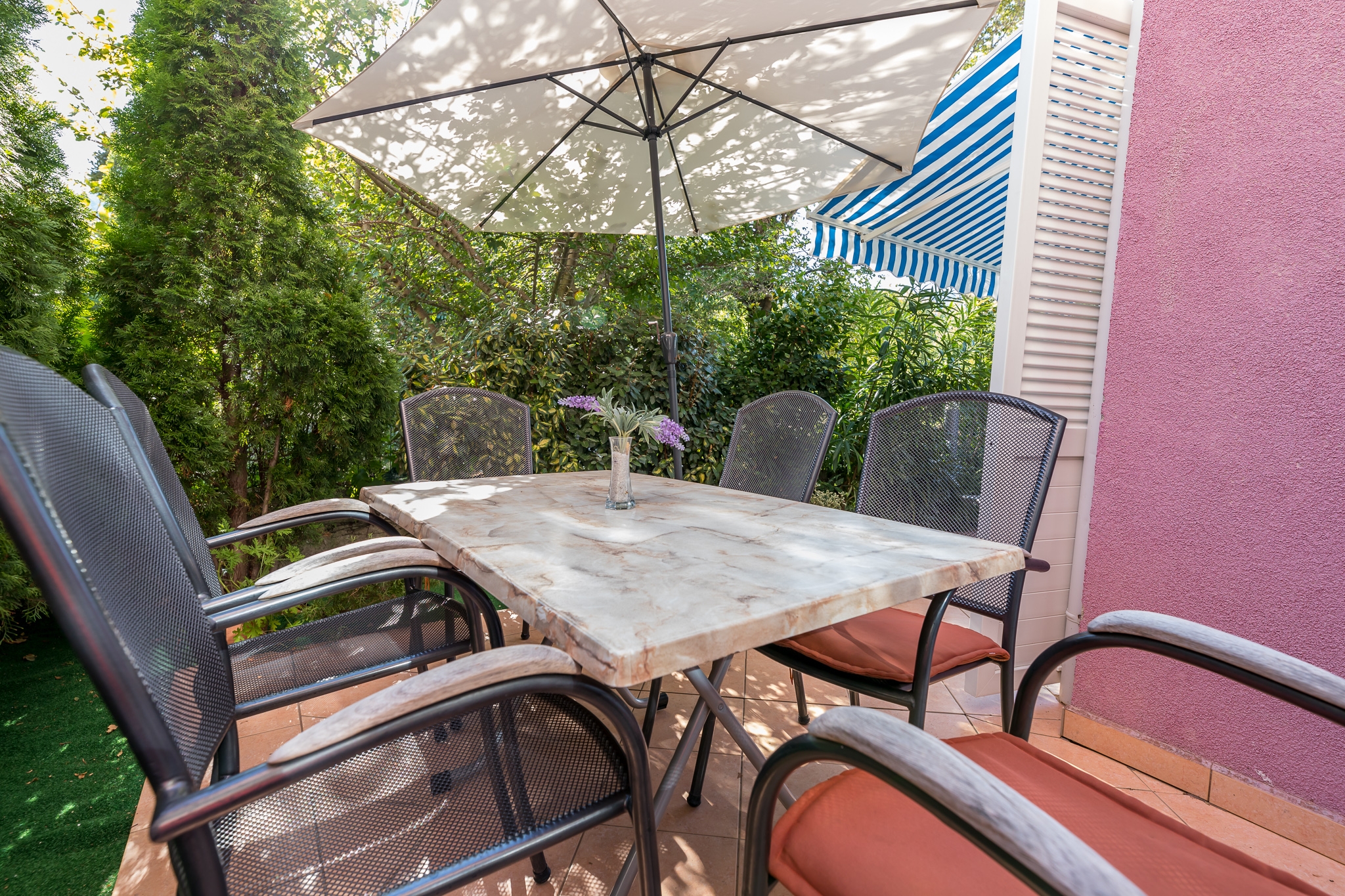 Two bedroom apartment with terrace Baška, Krk (A-19420-a)