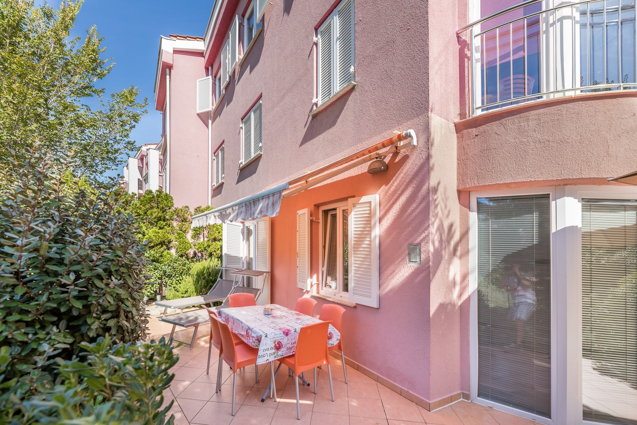 Two bedroom apartment with terrace Baška, Krk (A-19420-b)