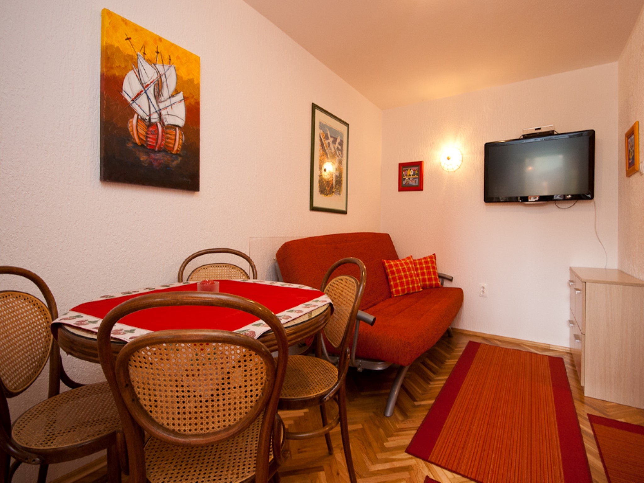 One bedroom apartment with terrace Baška, Krk (A-19424-a)