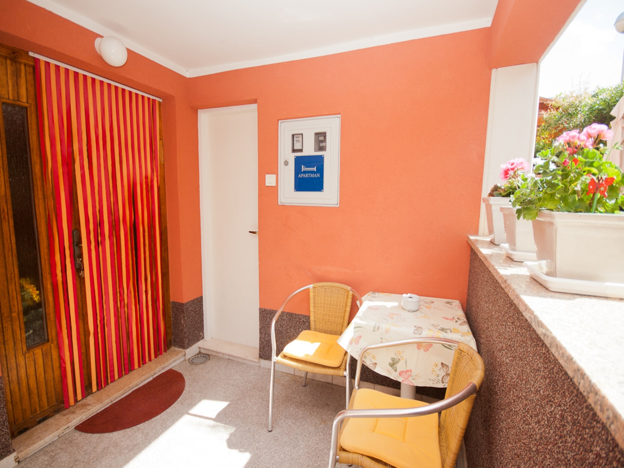 One bedroom apartment with terrace Baška, Krk  A-b