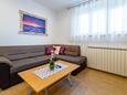 Гостиная Baška, Гостиная в размещении типа apartment, доступный кондиционер и WiFi.