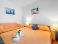 Baška, Ložnice v ubytování typu apartment, s klimatizací a WiFi.
