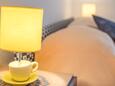 Baška, Ložnice v ubytování typu apartment, s klimatizací a WiFi.