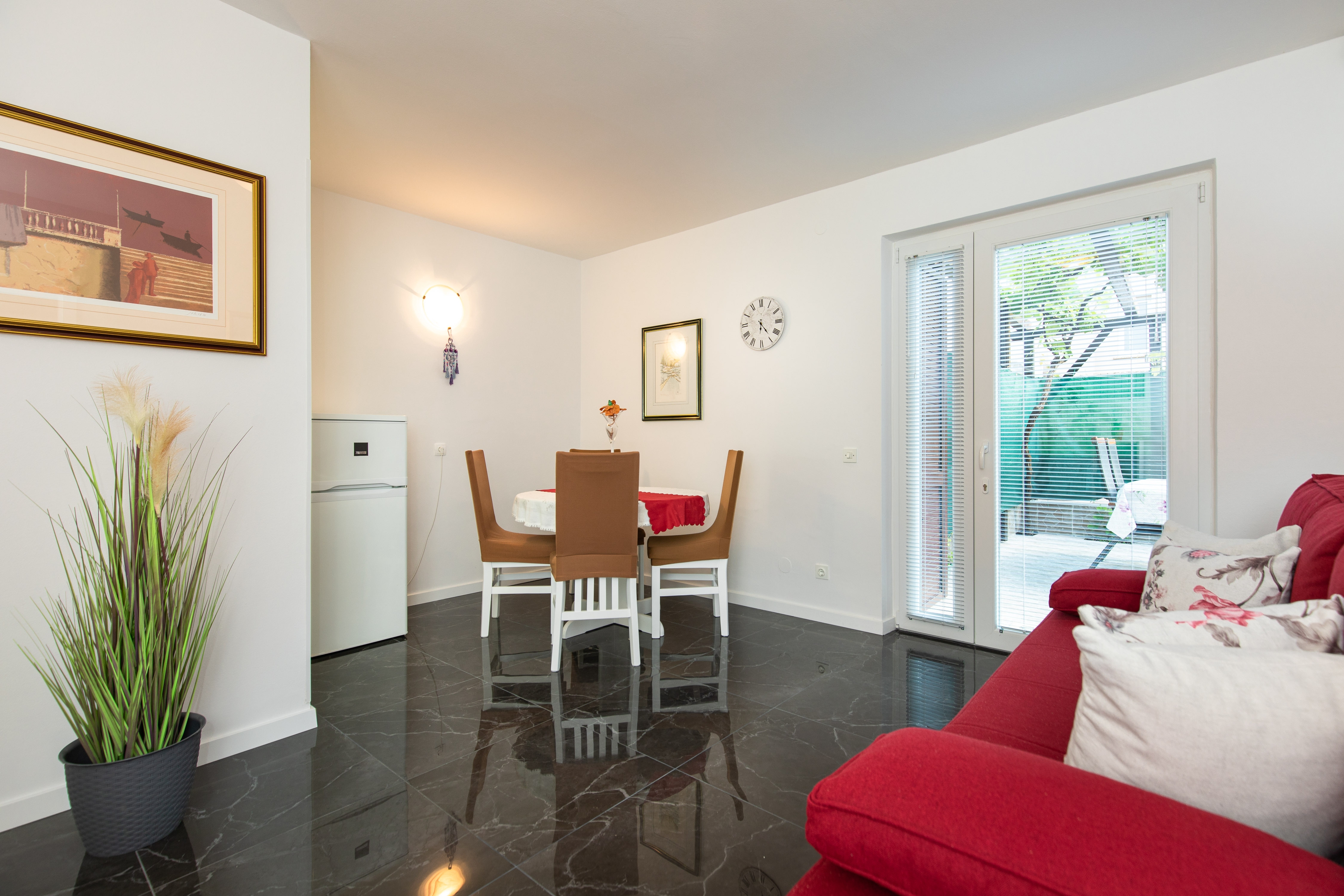 One bedroom apartment with terrace Baška, Krk (A-19435-a)