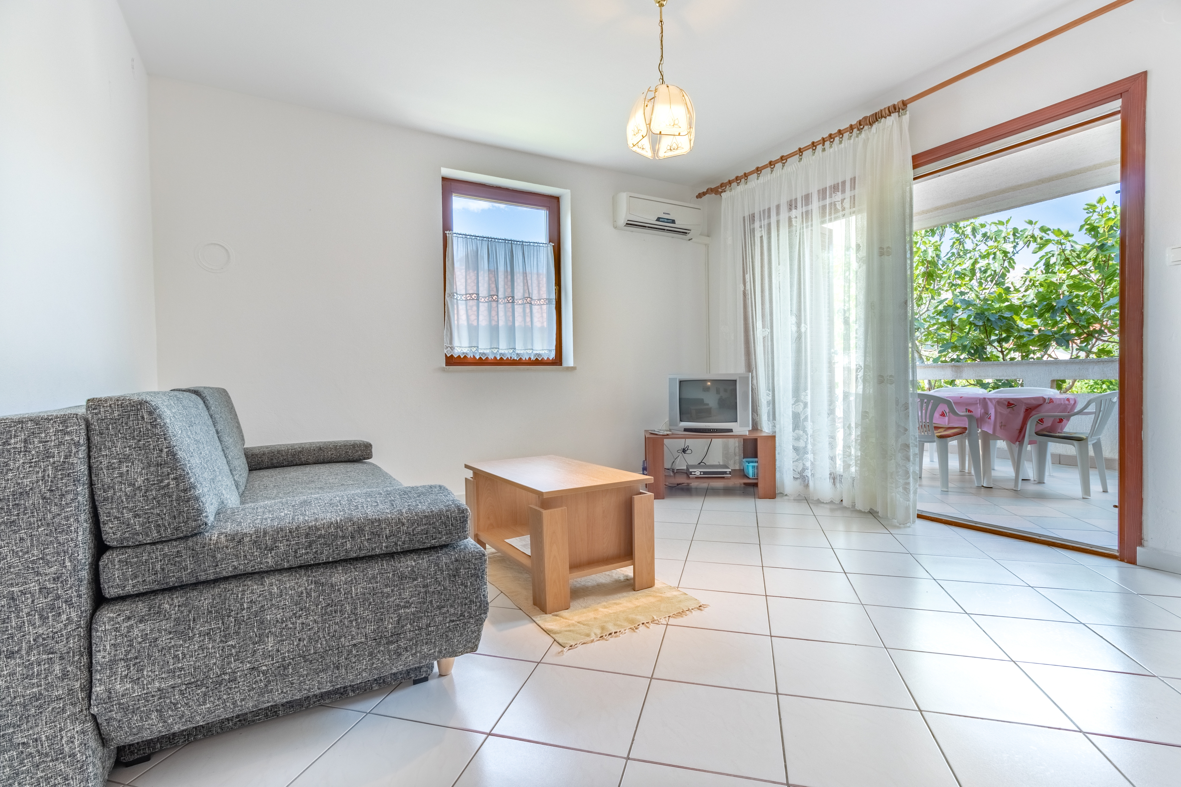 Two bedroom apartment with balcony Baška, Krk (A-19443-b)