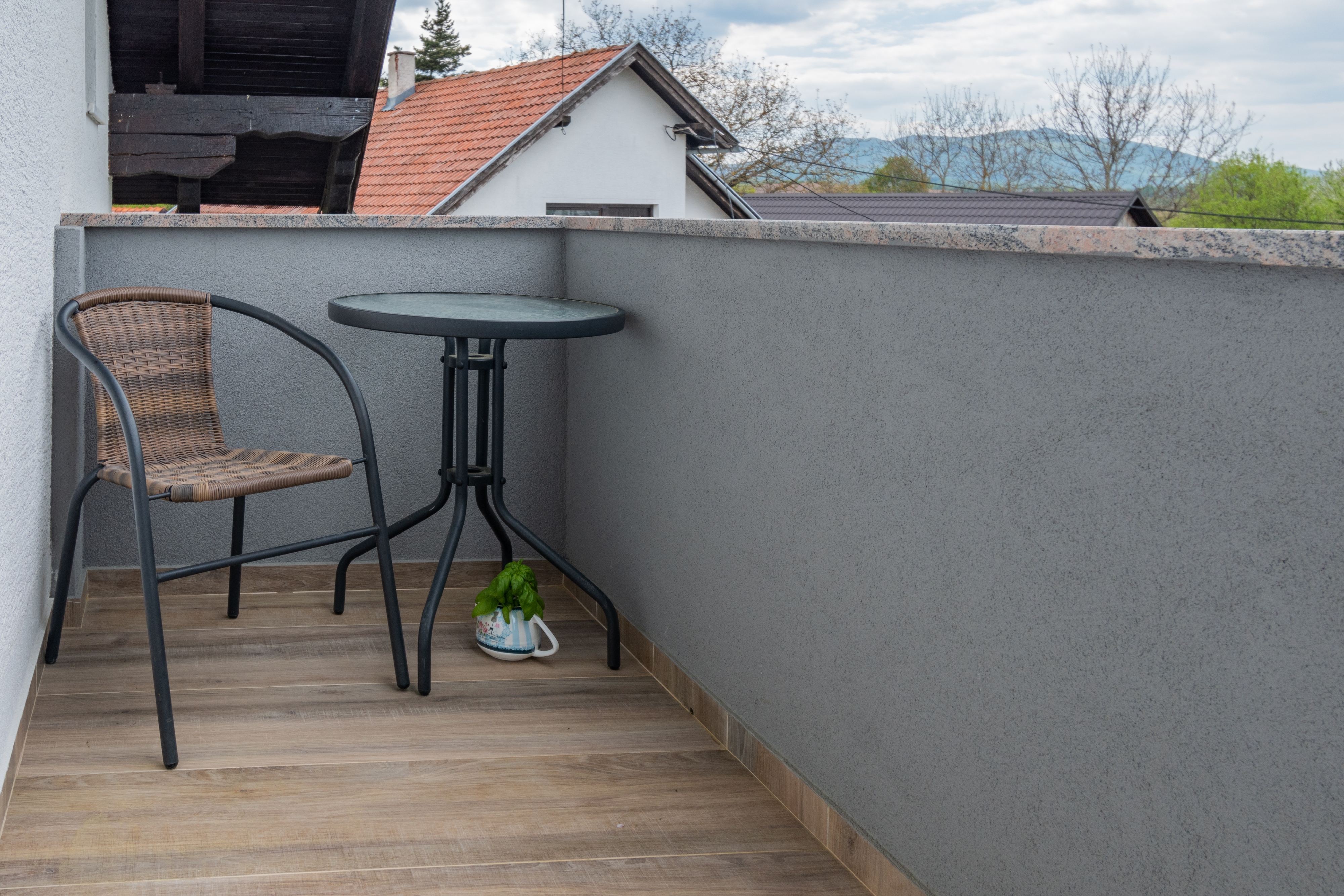 Two bedroom apartment with balcony Lipovača, Plitvice  A-a