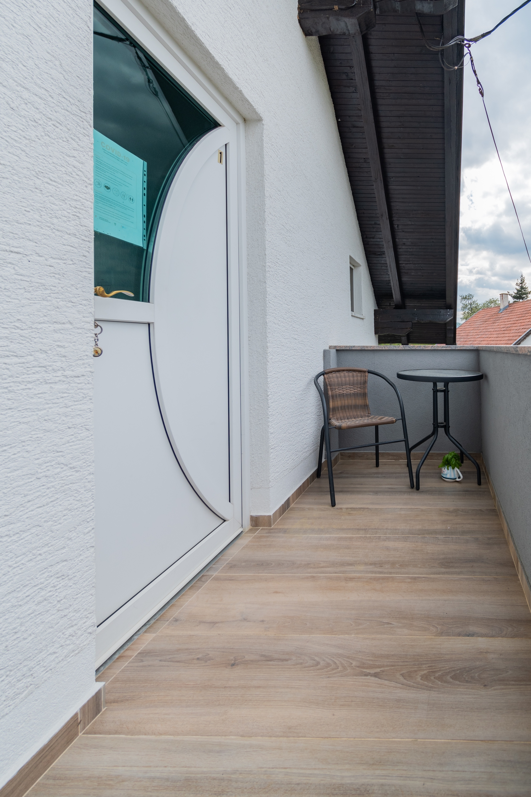 Two bedroom apartment with balcony Lipovača, Plitvice  A-a