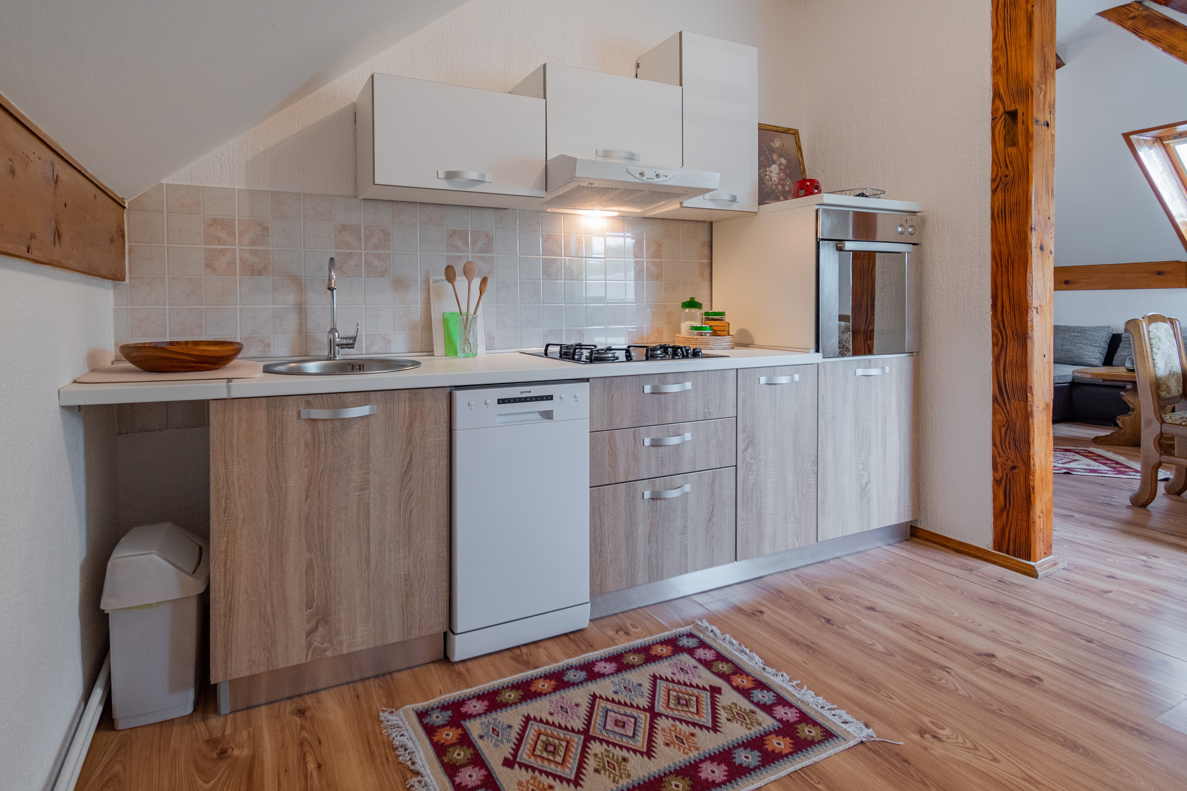 Two bedroom apartment with balcony Lipovača, Plitvice  A-a
