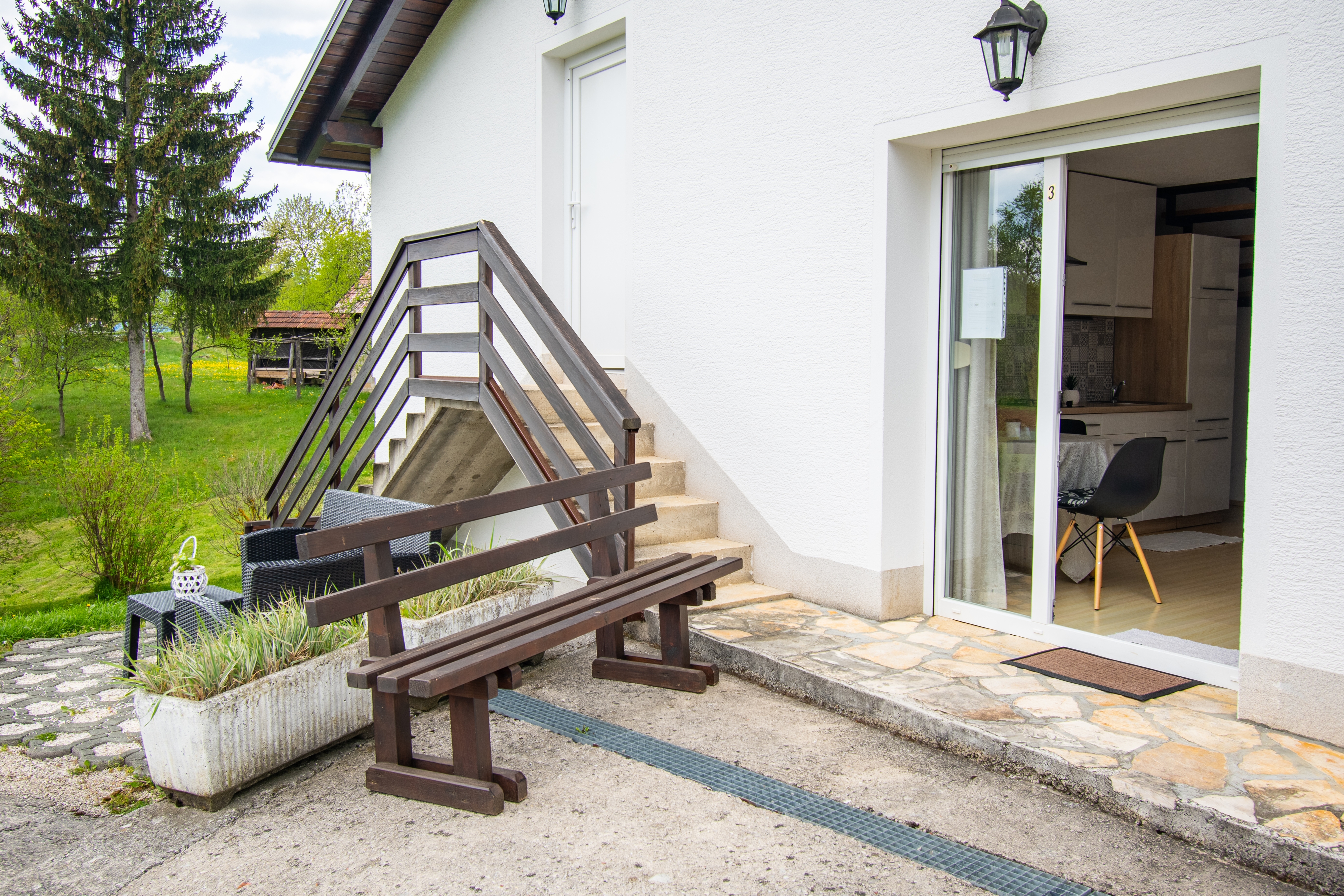 Studio flat with terrace Lipovača, Plitvice  AS-a