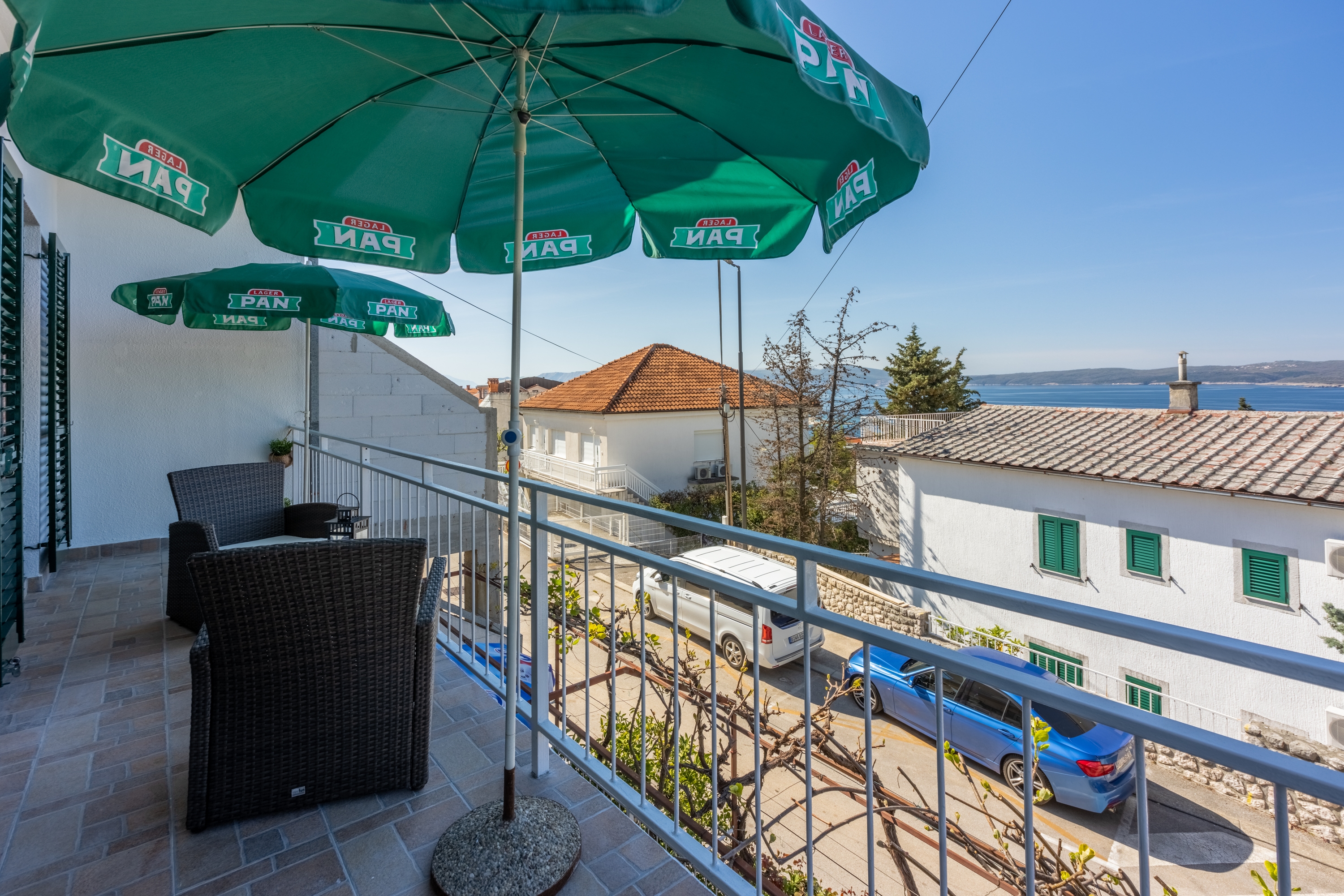 One bedroom apartment with balcony and sea view Selce, Crikvenica  A-a