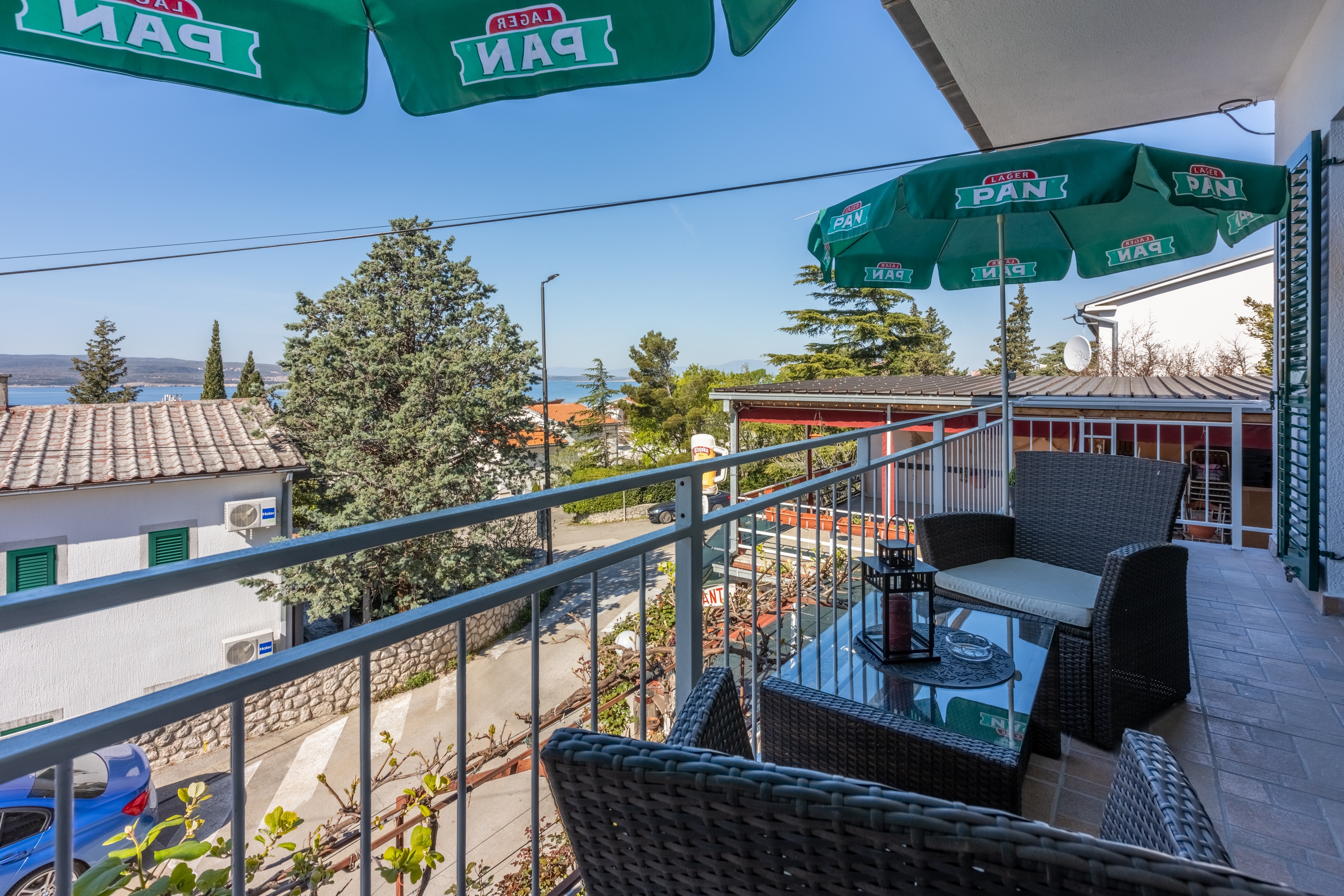 One bedroom apartment with balcony and sea view Selce, Crikvenica  A-a