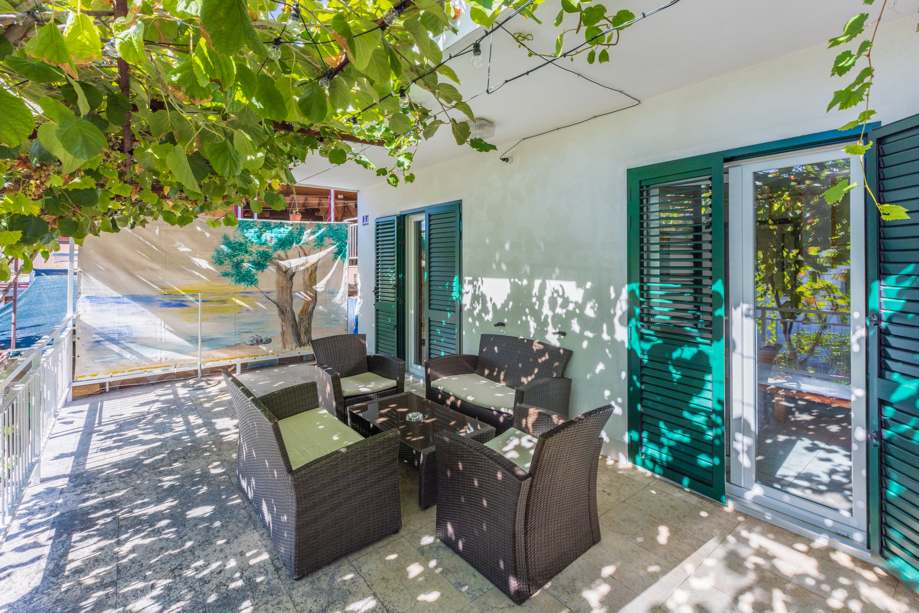Two bedroom apartment with terrace Selce, Crikvenica  A-b