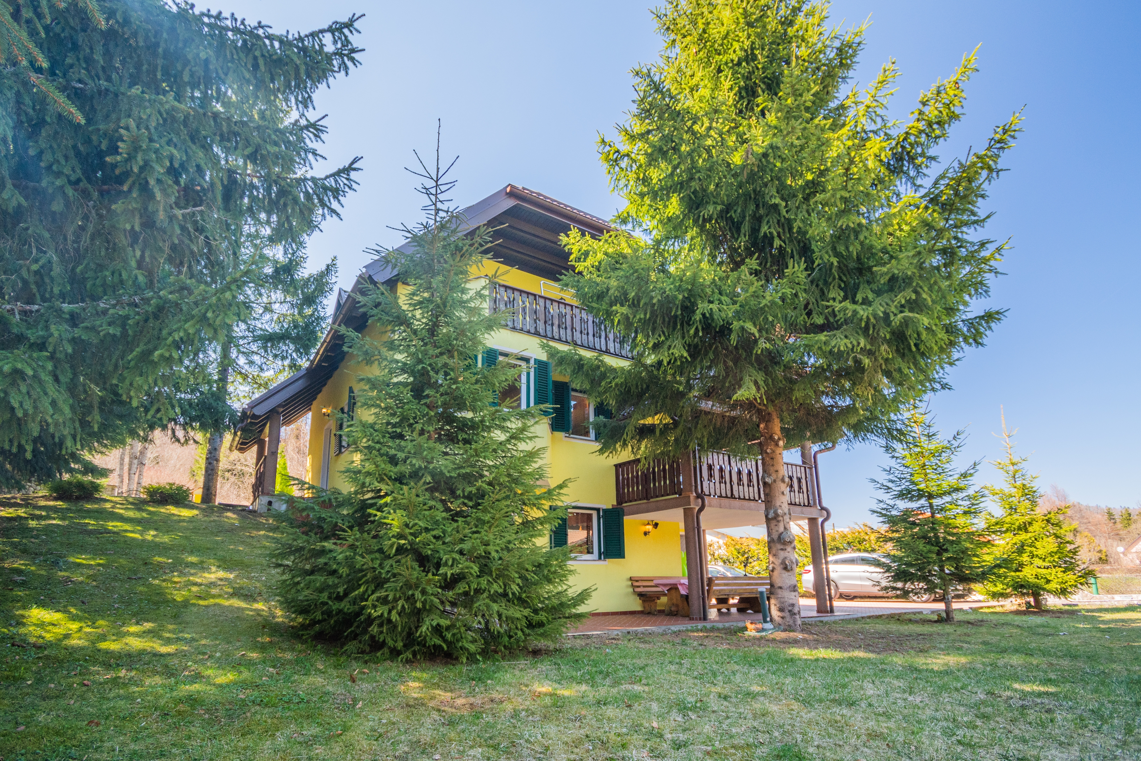 Trosobna kuća s terasom Lokve, Gorski kotar  K