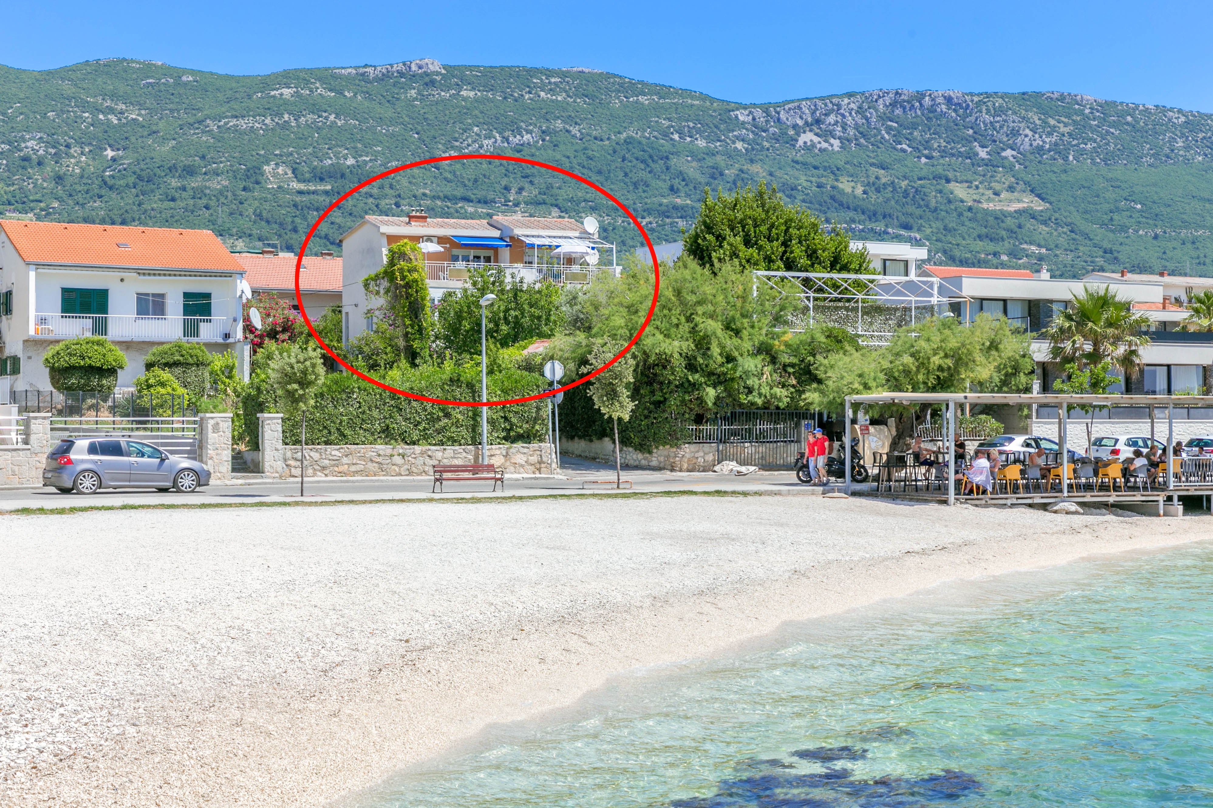 Two bedroom apartment with terrace and sea view Kaštel Stari, Kaštela (A-19465-a)
