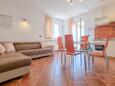 Living room Novigrad, Living room in the apartment, air condition available, (pet friendly) and WiFi.