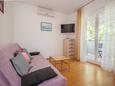 Baška, Гостиная в размещении типа apartment, доступный кондиционер и WiFi.