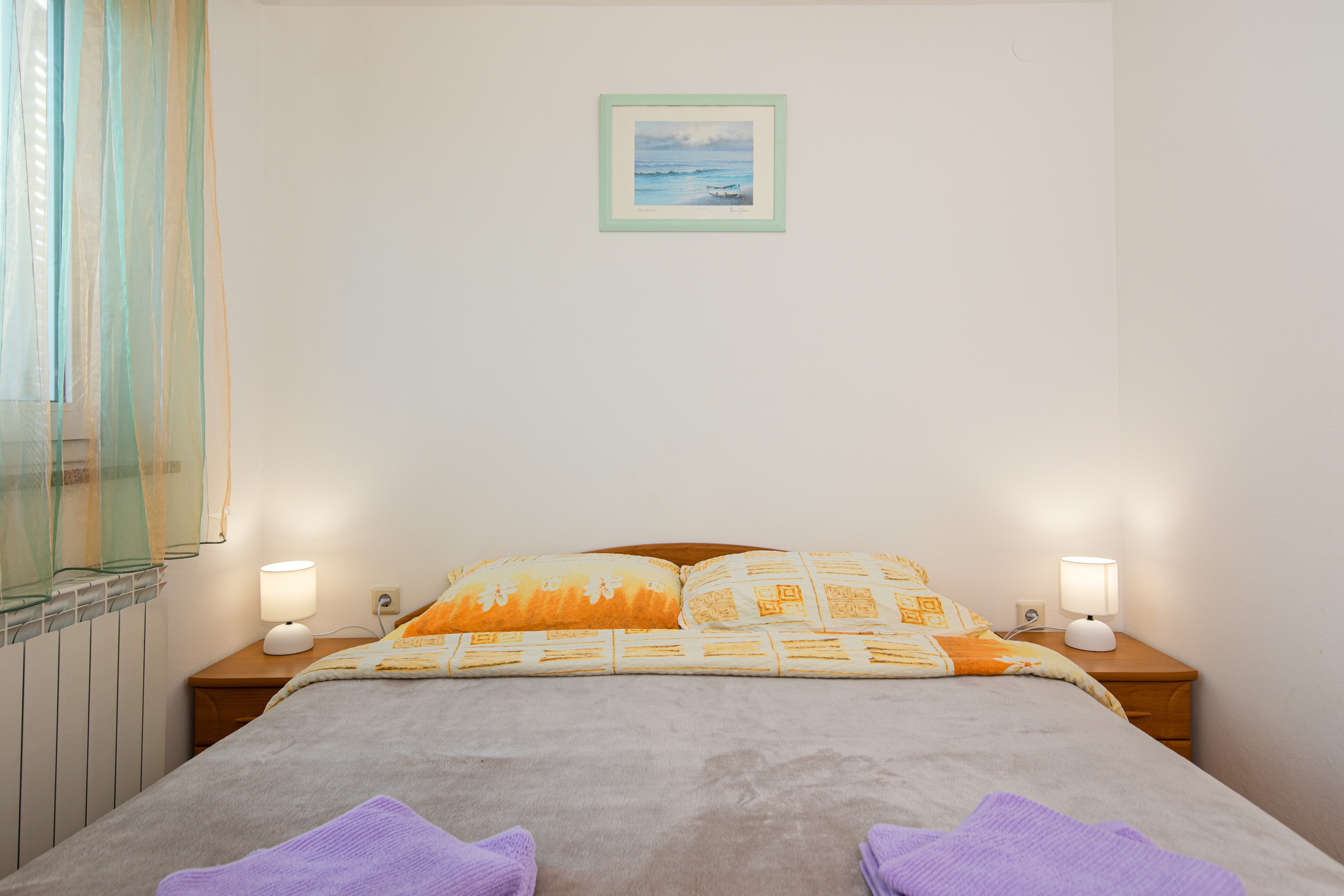 Two bedroom apartment with terrace and sea view Kornić, Krk  A-a