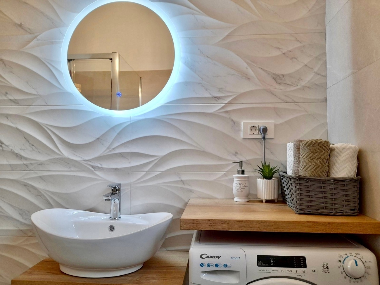 Two bedroom apartment with terrace Baška, Krk  A-a
