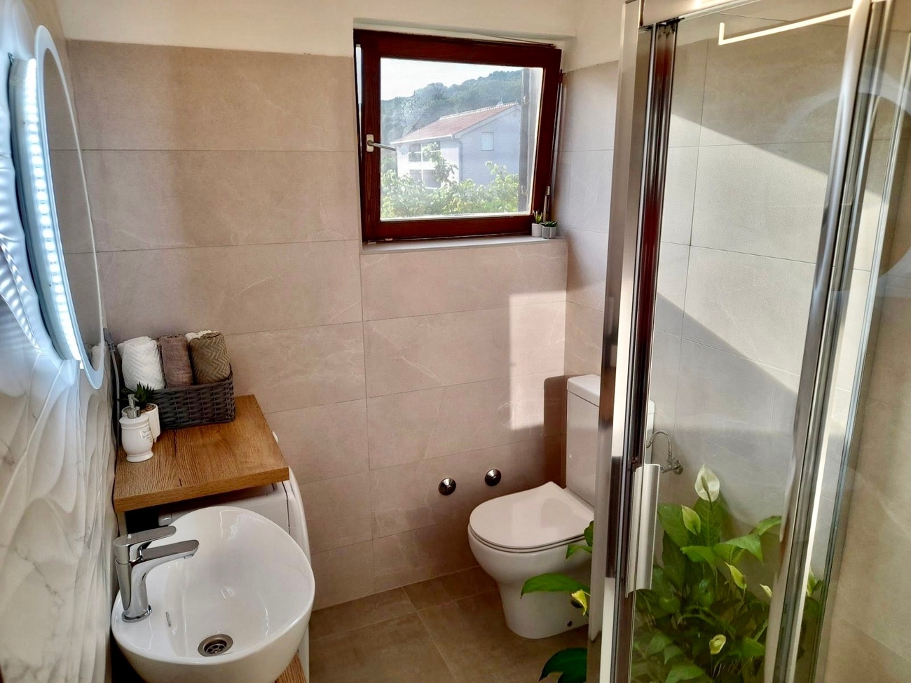 Two bedroom apartment with terrace Baška, Krk  A-a
