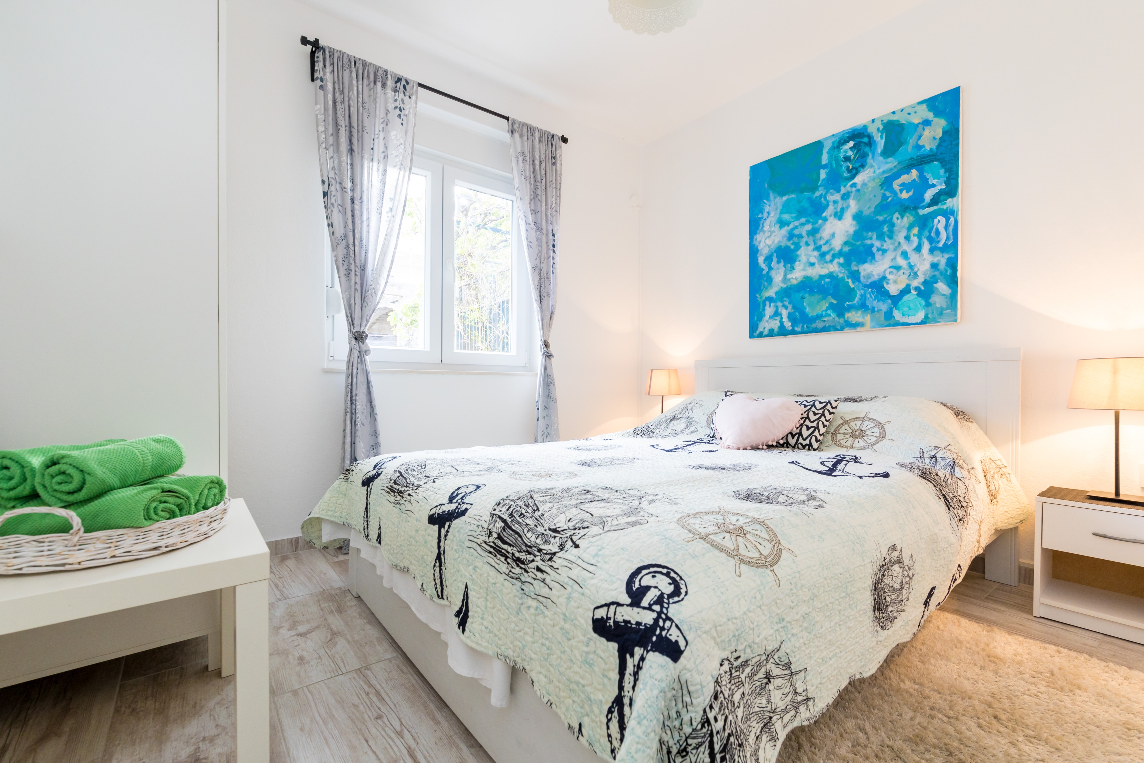 One bedroom apartment with terrace Baška, Krk (A-19490-a)