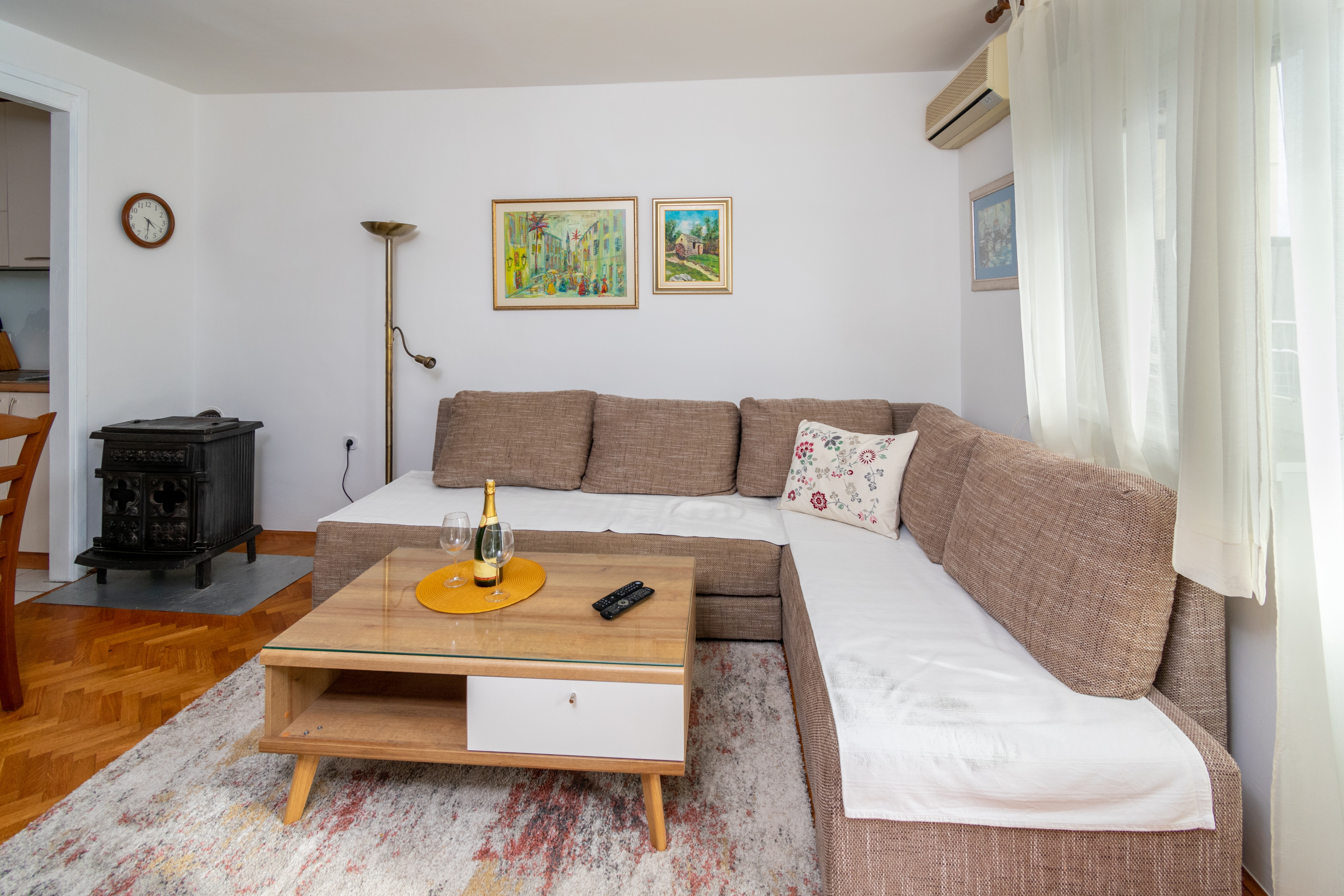 Two bedroom apartment with balcony and sea view Zadar  A-a
