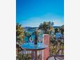 Lumbarda, Balcony in the apartment, with a sea view, (pet friendly) and WiFi.