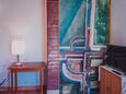 Lumbarda, Living room in the apartment, (pet friendly) and WiFi.