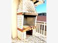 Lovište, Terrace in the apartment, with a sea view and WiFi.