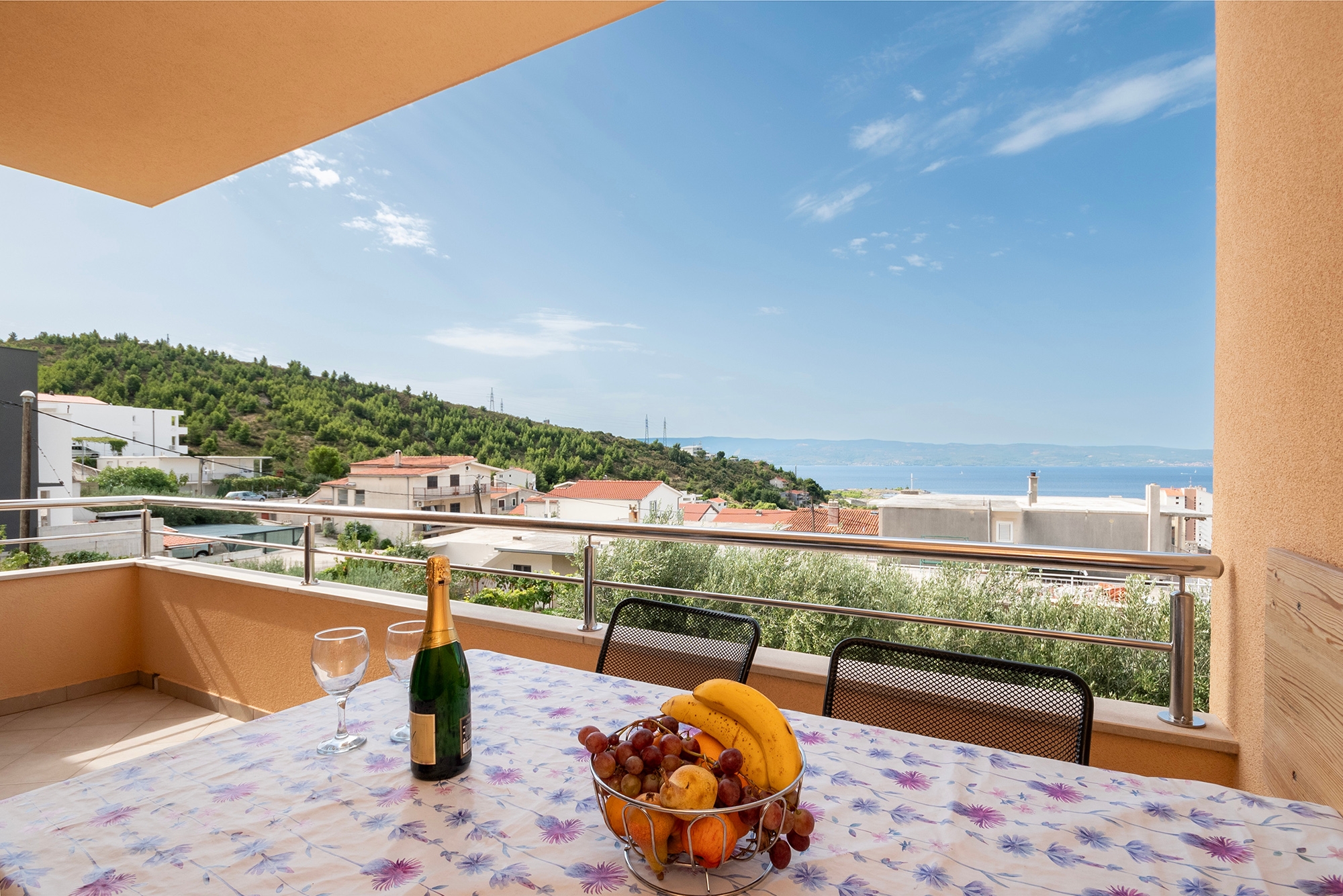 One bedroom apartment with balcony and sea view Dugi Rat, Omiš  A-a