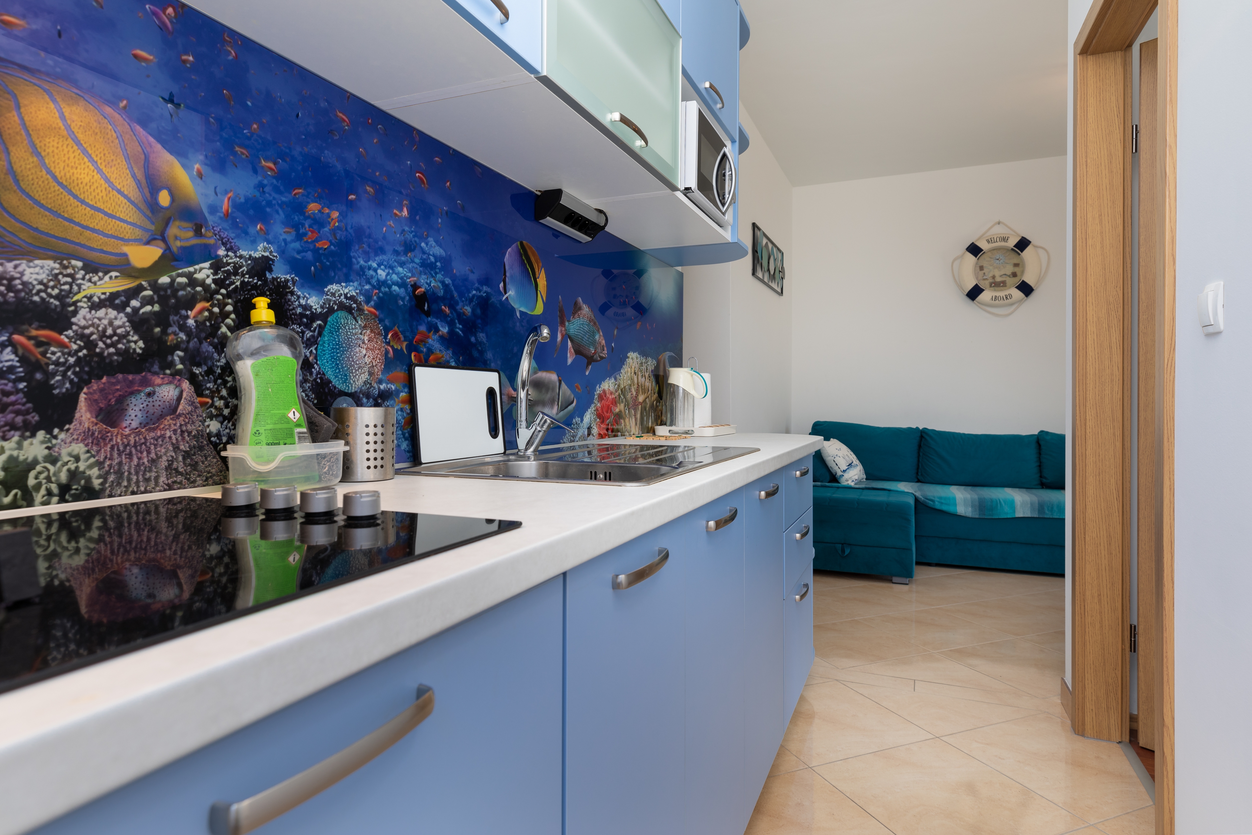 One bedroom apartment with terrace Dugi Rat, Omiš  A-c