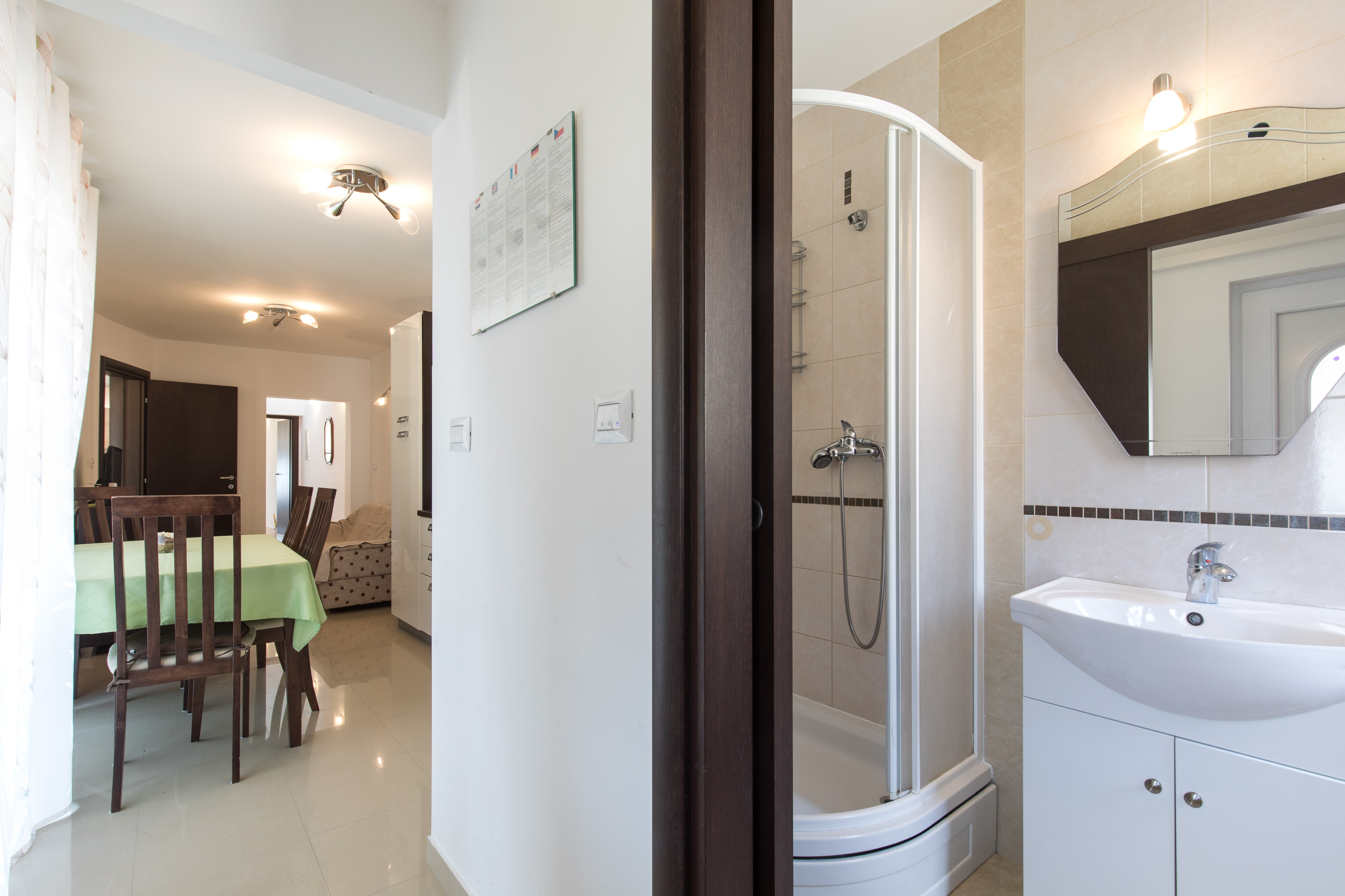 Two bedroom apartment near beach Baška, Krk  A-b