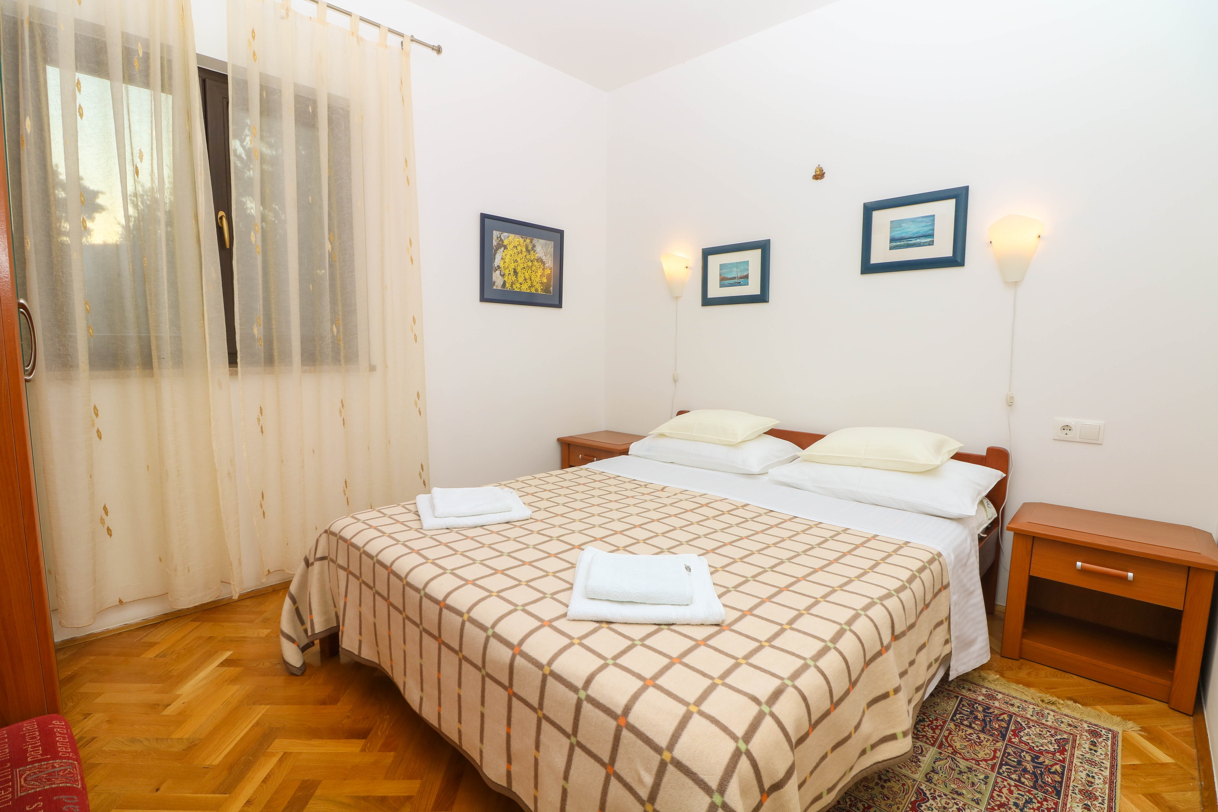 One bedroom apartment with terrace and sea view Baška, Krk  A-a