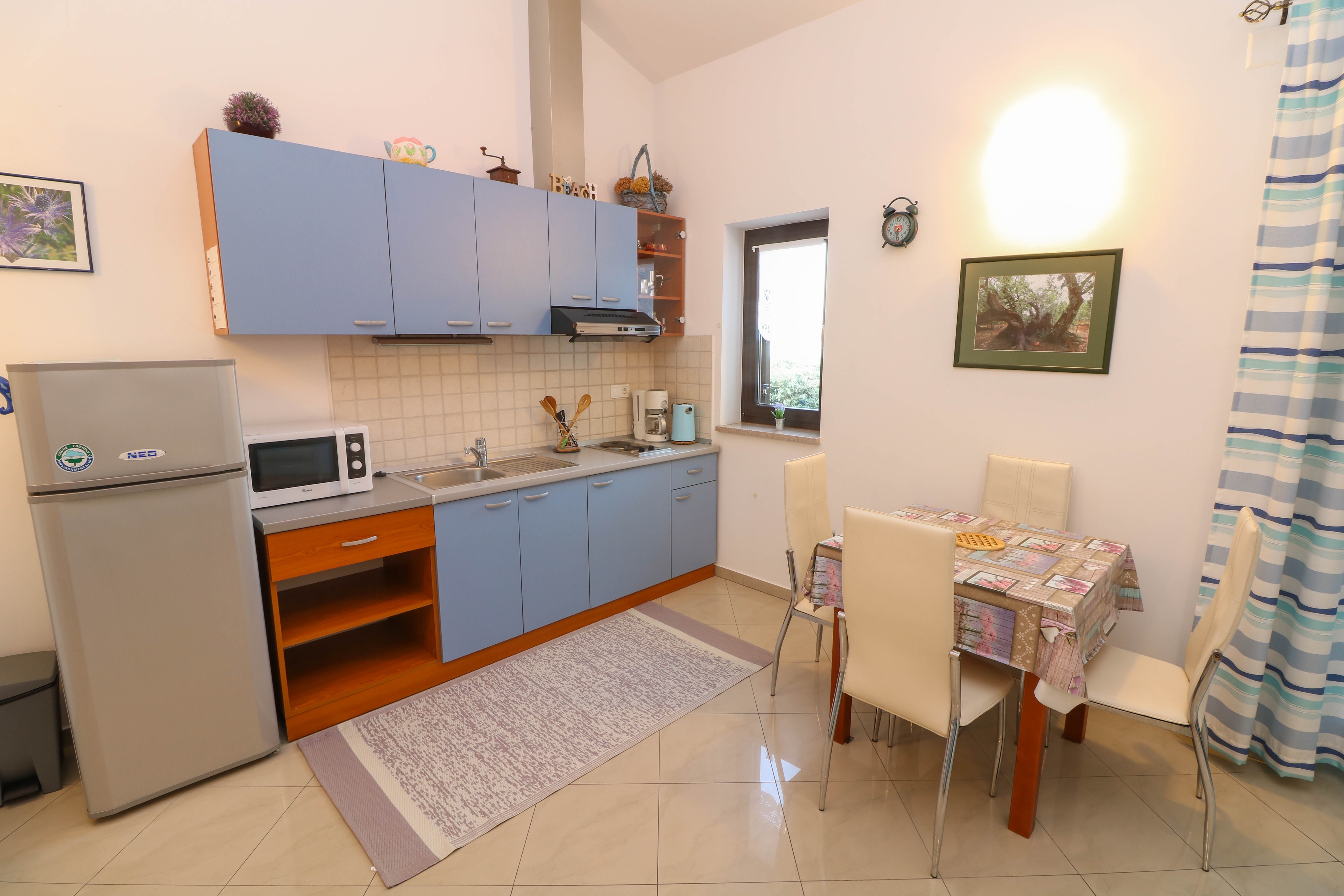 One bedroom apartment with terrace and sea view Baška, Krk  A-a