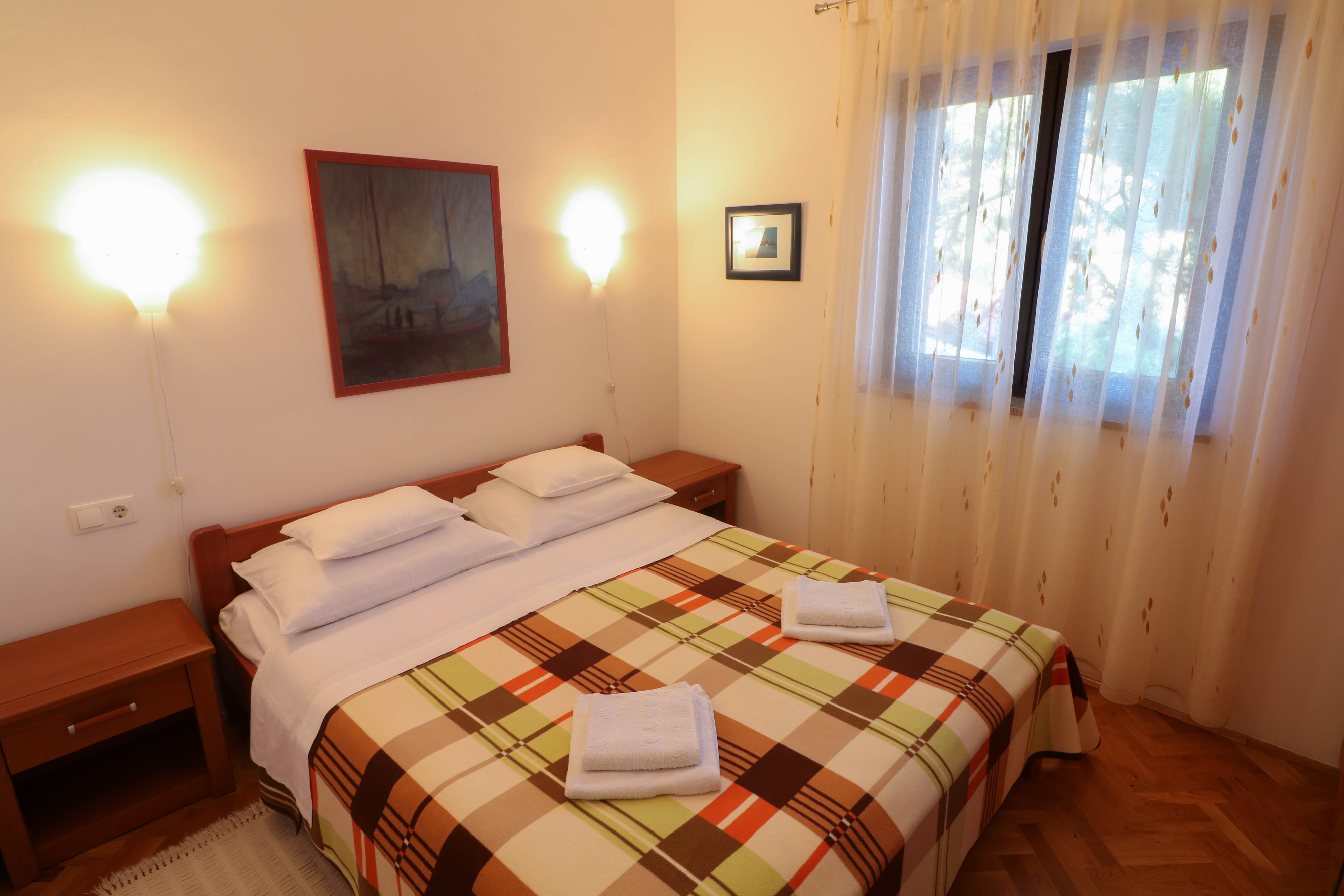 One bedroom apartment with terrace and sea view Baška, Krk  A-b