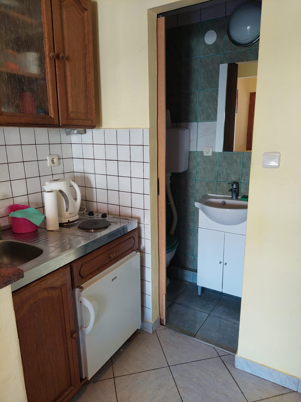 One bedroom apartment with terrace Vir  A-b