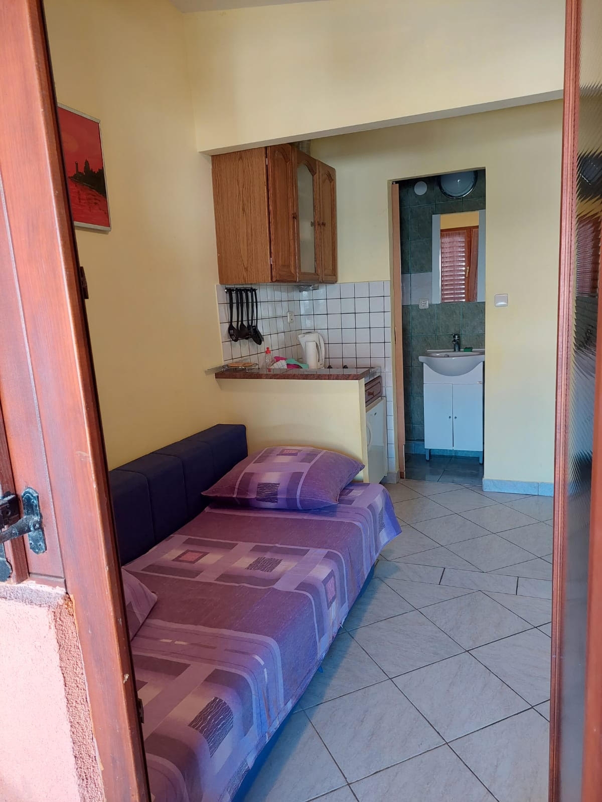 One bedroom apartment with terrace Vir  A-b