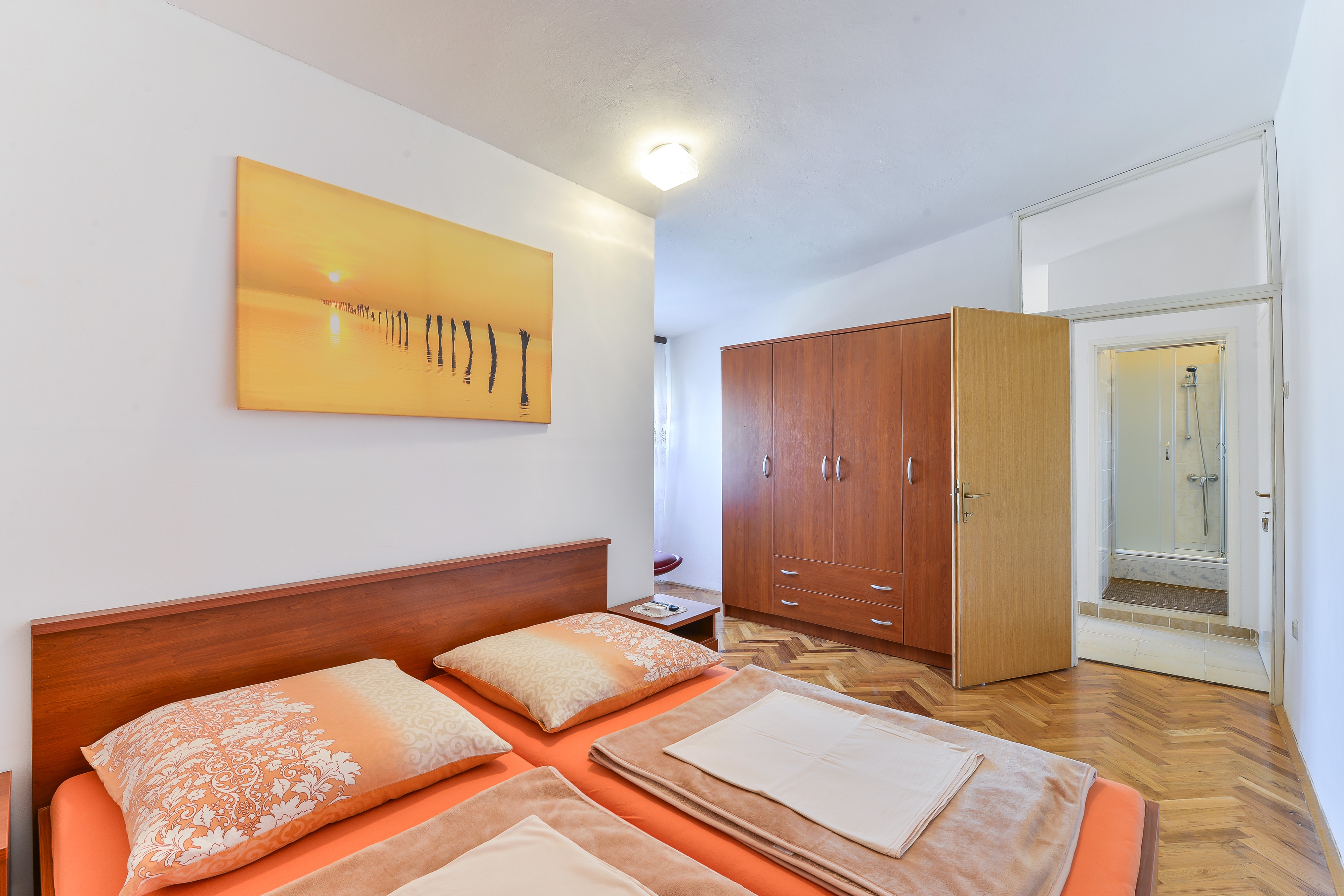 One bedroom apartment with air-conditioning Nin, Zadar (A-19555-b)