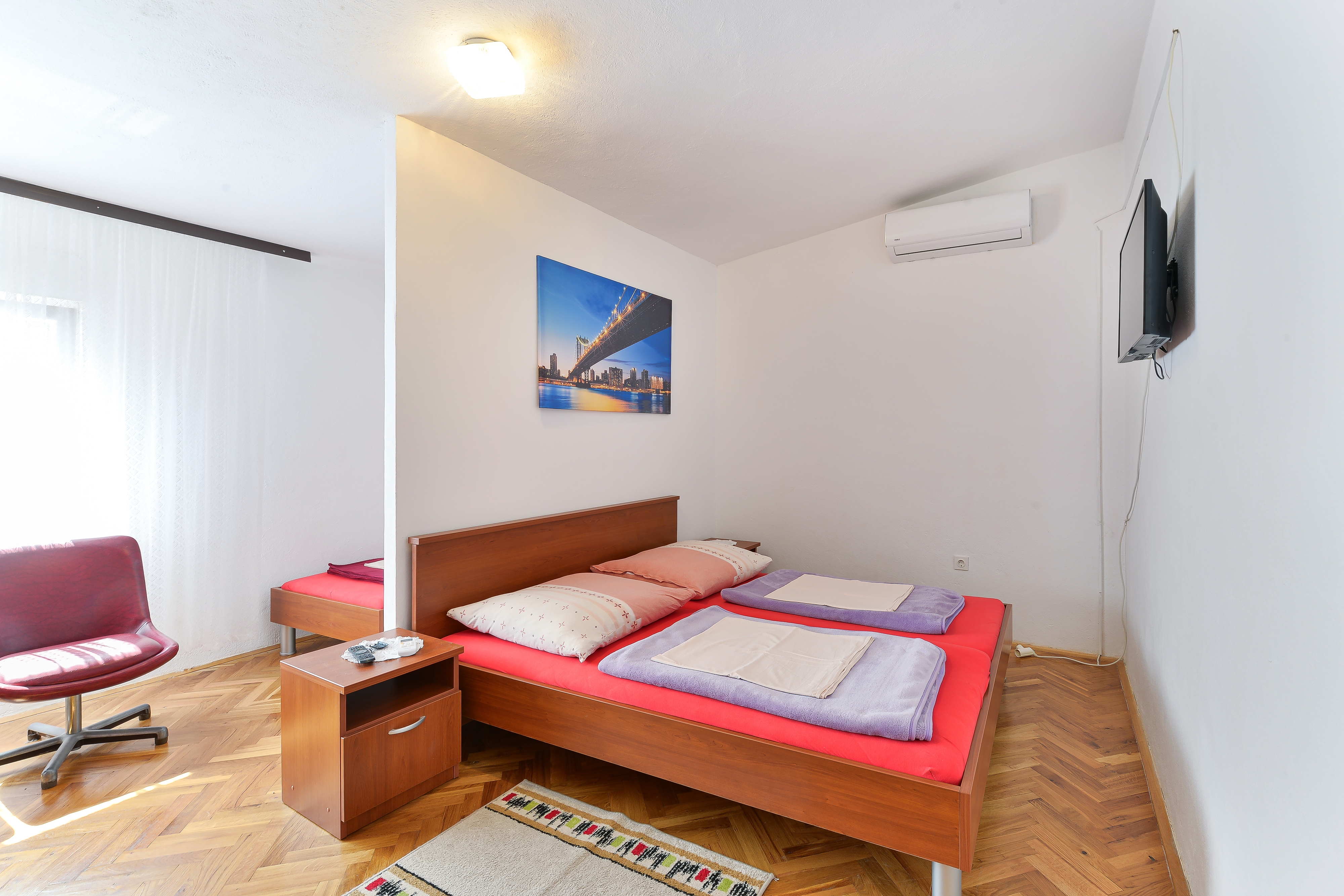 One bedroom apartment with air-conditioning Nin, Zadar (A-19555-c)
