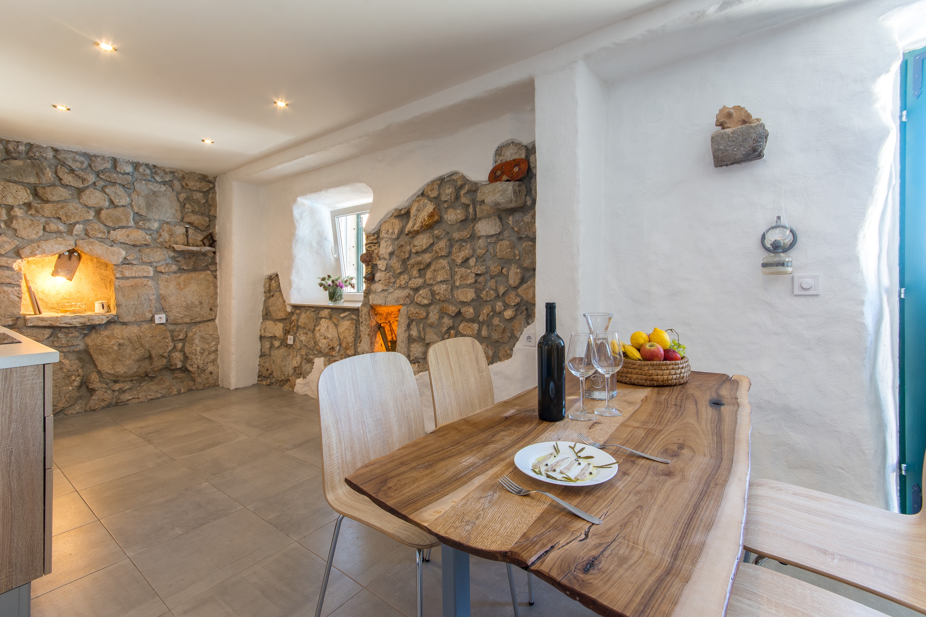 Two bedroom apartment with terrace and sea view Babino Polje, Mljet  A-a