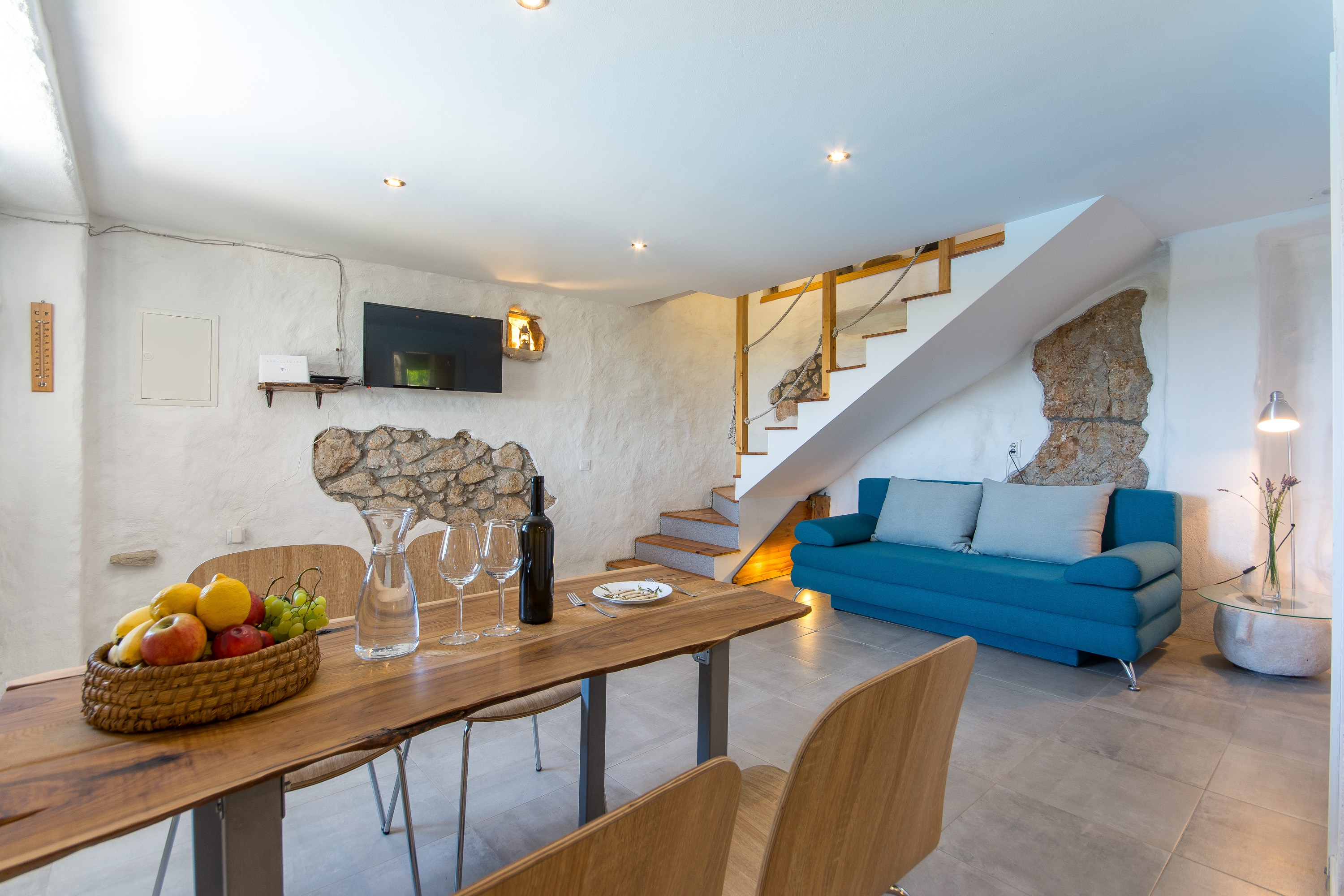 Two bedroom apartment with terrace and sea view Babino Polje, Mljet  A-a