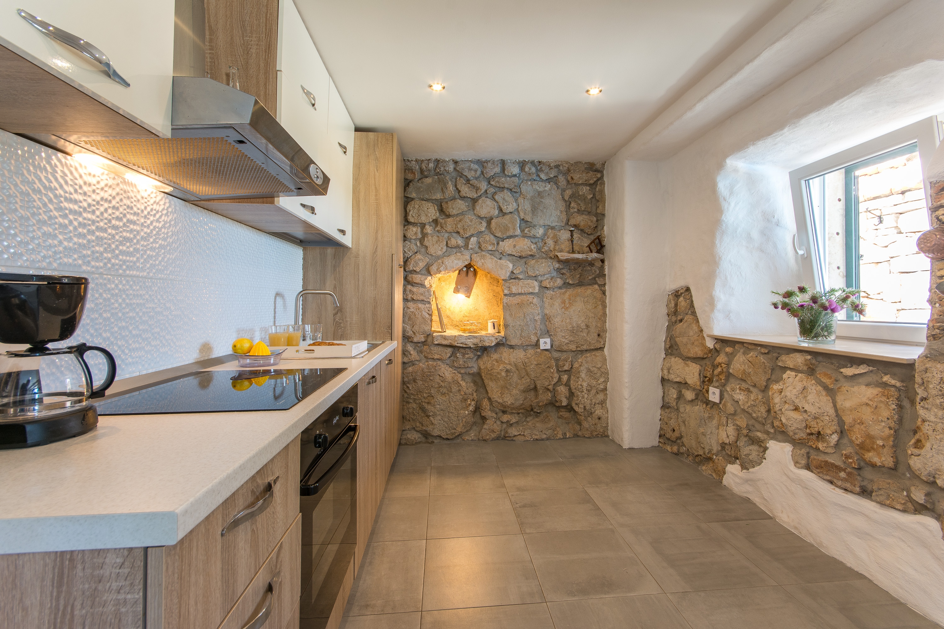 Two bedroom apartment with terrace and sea view Babino Polje, Mljet  A-a