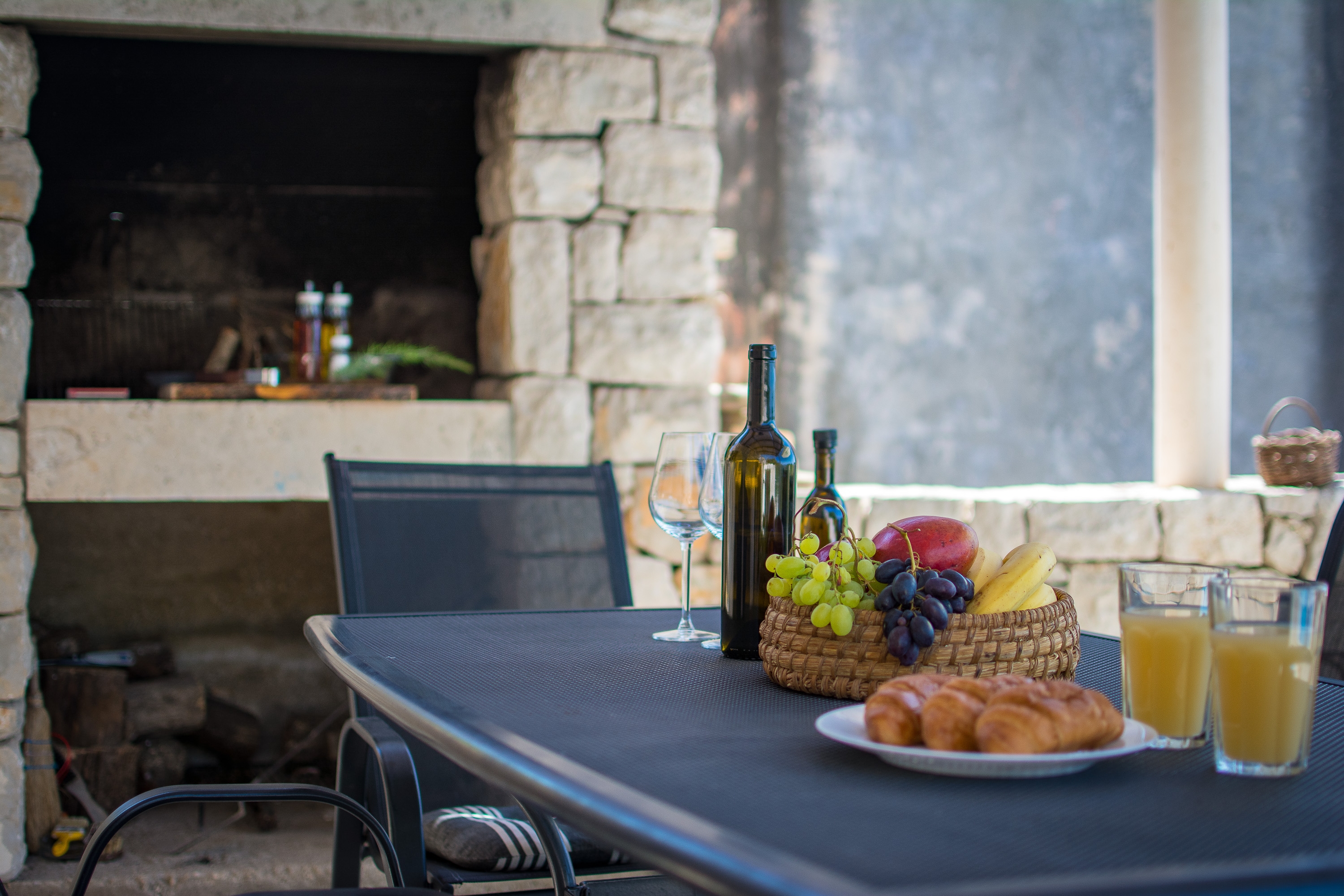 Two bedroom apartment with terrace and sea view Babino Polje, Mljet  A-a